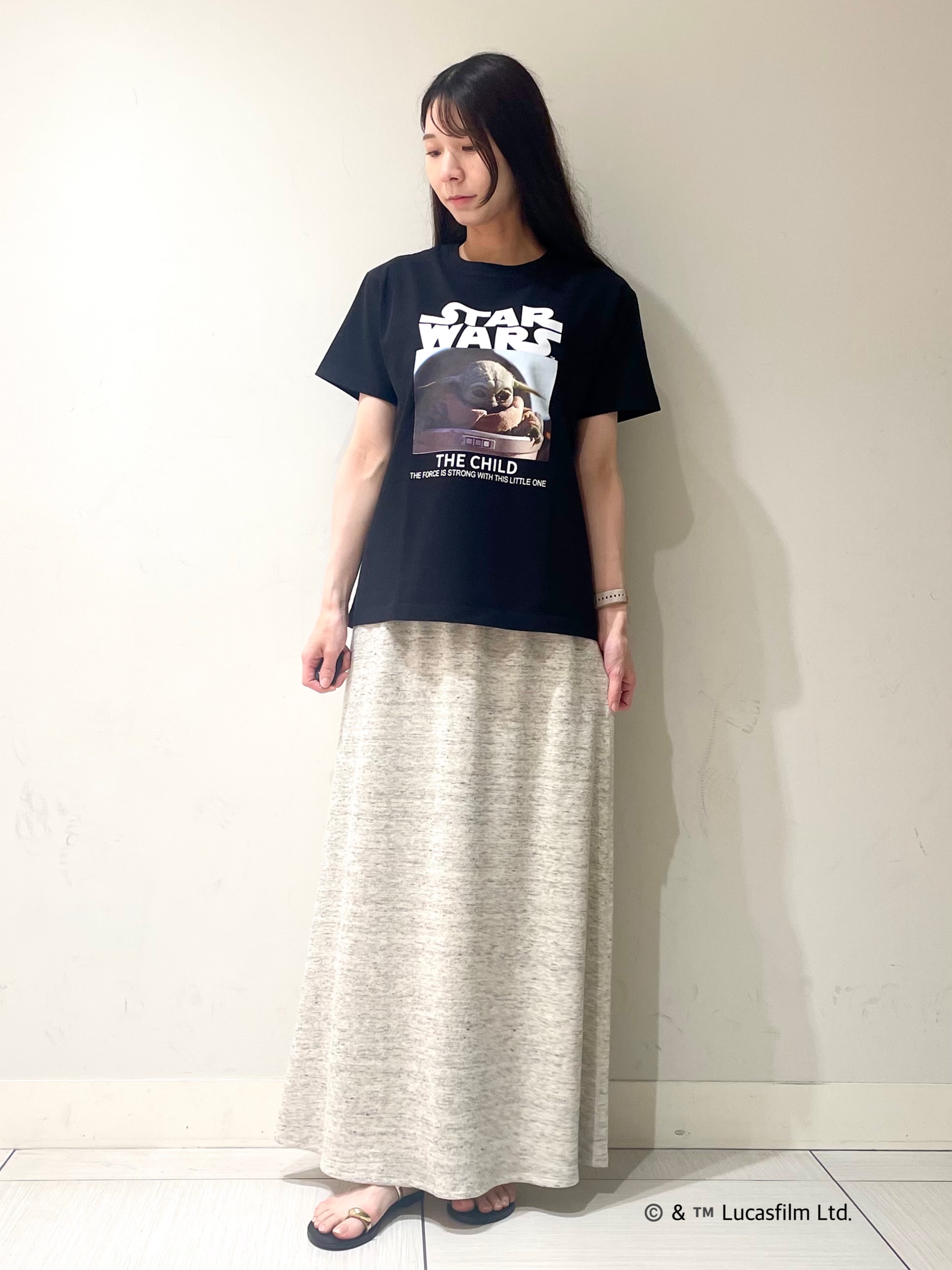 ことさんの「DRESSTERIOR｜【接触冷感】STAR WARS カプセルグローグTシャツ」を使ったコーディネート