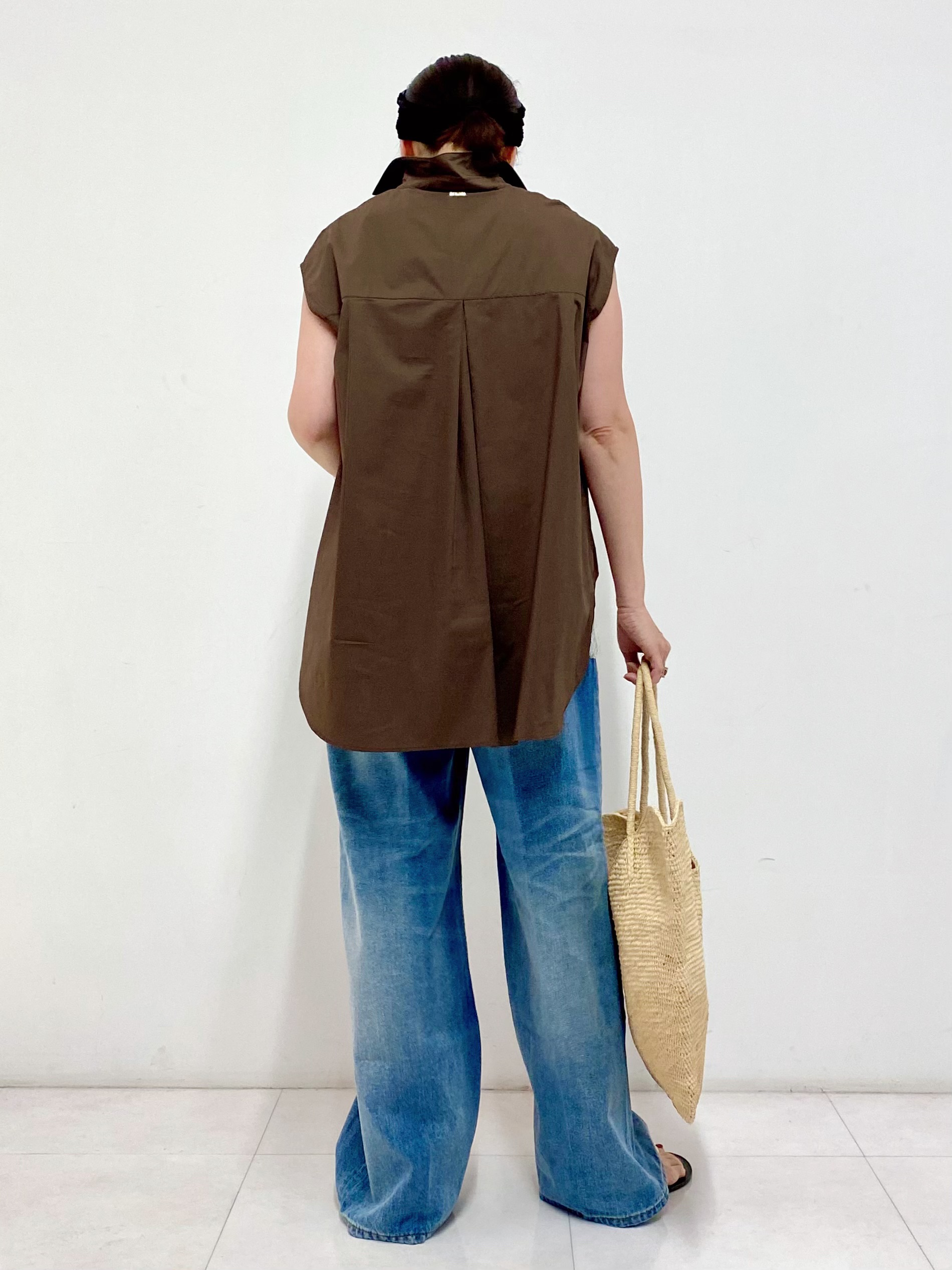 Sawaguchiさんの「DRESSTERIOR｜フレンチスリーブ スキッパーブラウス」を使ったコーディネート