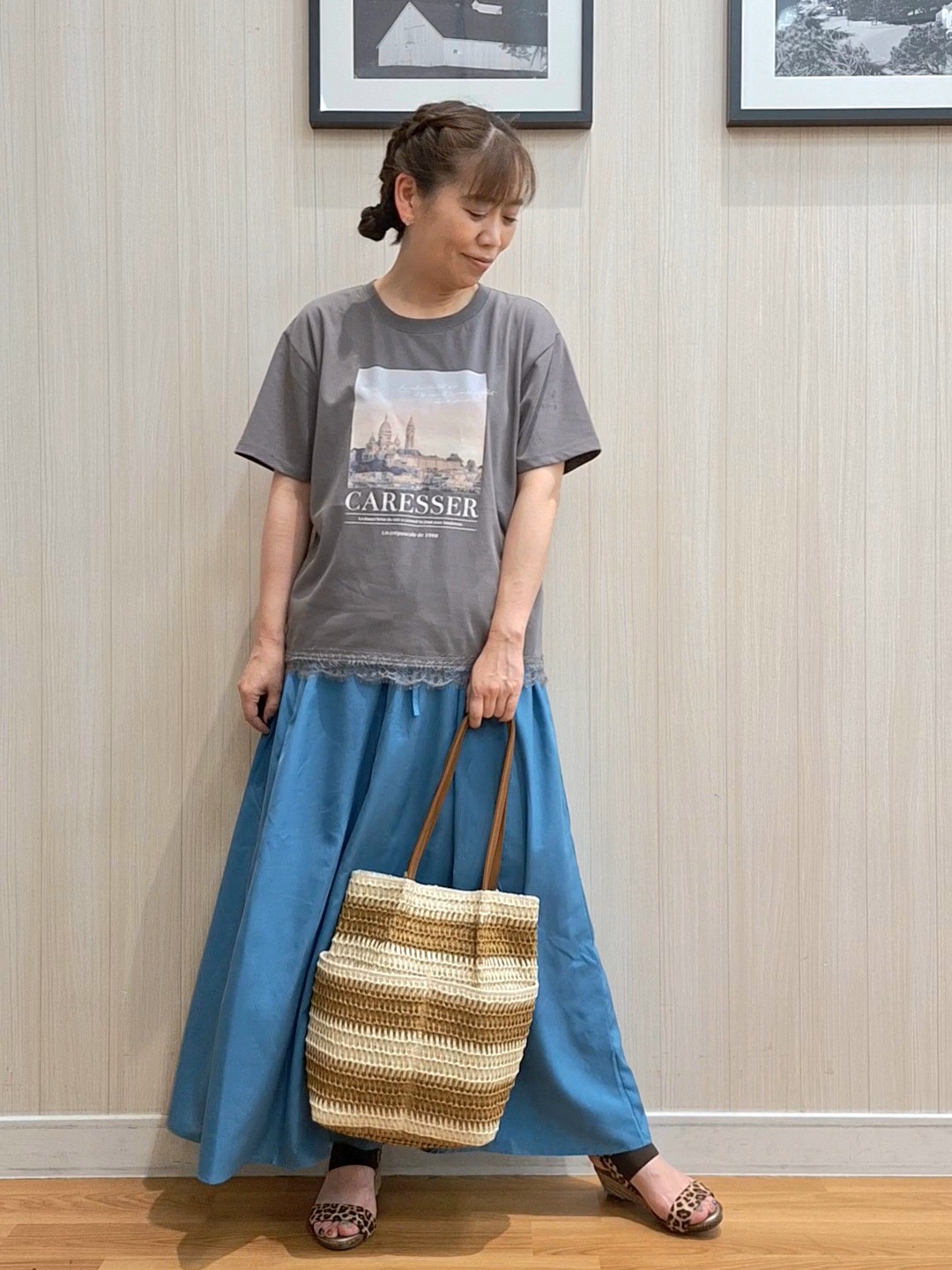 Saoさんの「SHOO･LA･RUE｜【洗濯機可】ダブルポケット 楊柳しぼしぼシアーシャツ」を使ったコーディネート