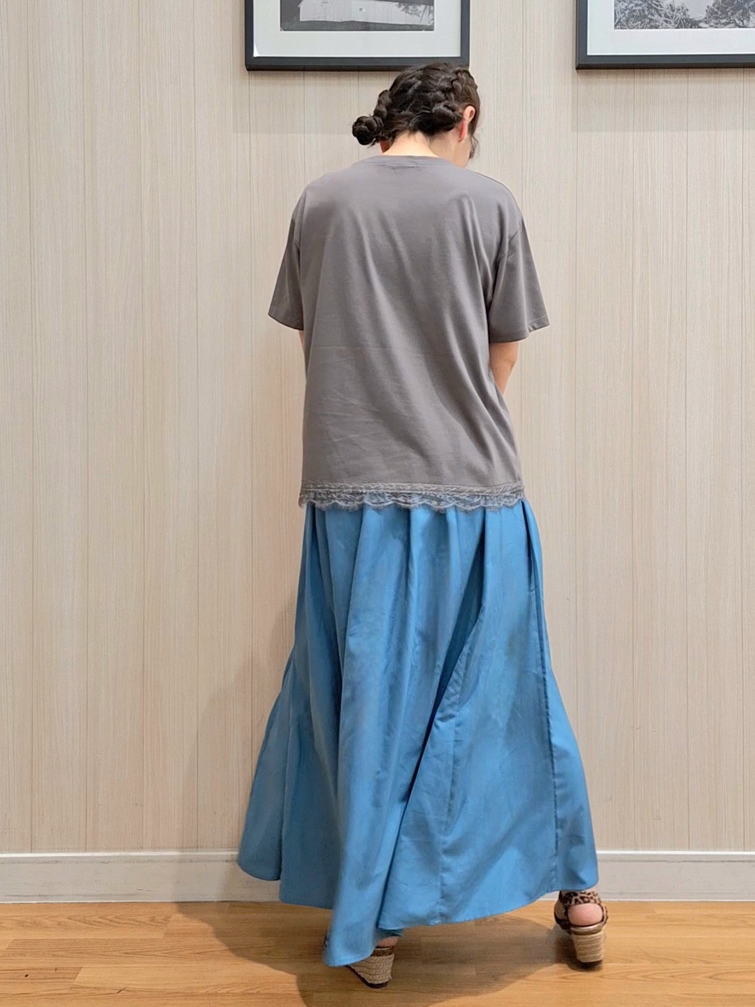 Saoさんの「SHOO･LA･RUE｜【洗濯機可】ダブルポケット 楊柳しぼしぼシアーシャツ」を使ったコーディネート