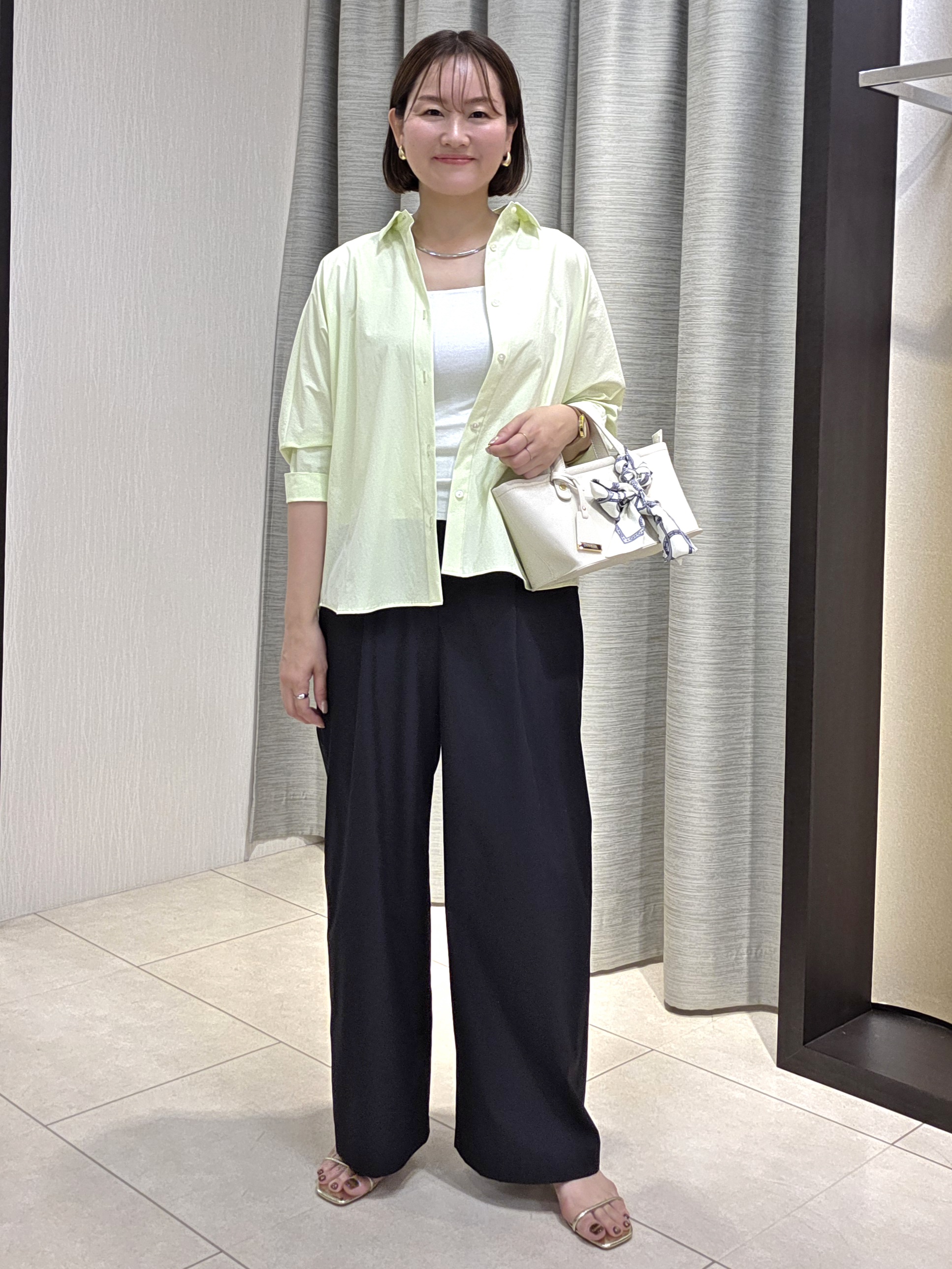 naokoさんの「UNTITLED｜【接触冷感/吸水速乾/UVカット】ドルマンスリーブシャツ」を使ったコーディネート