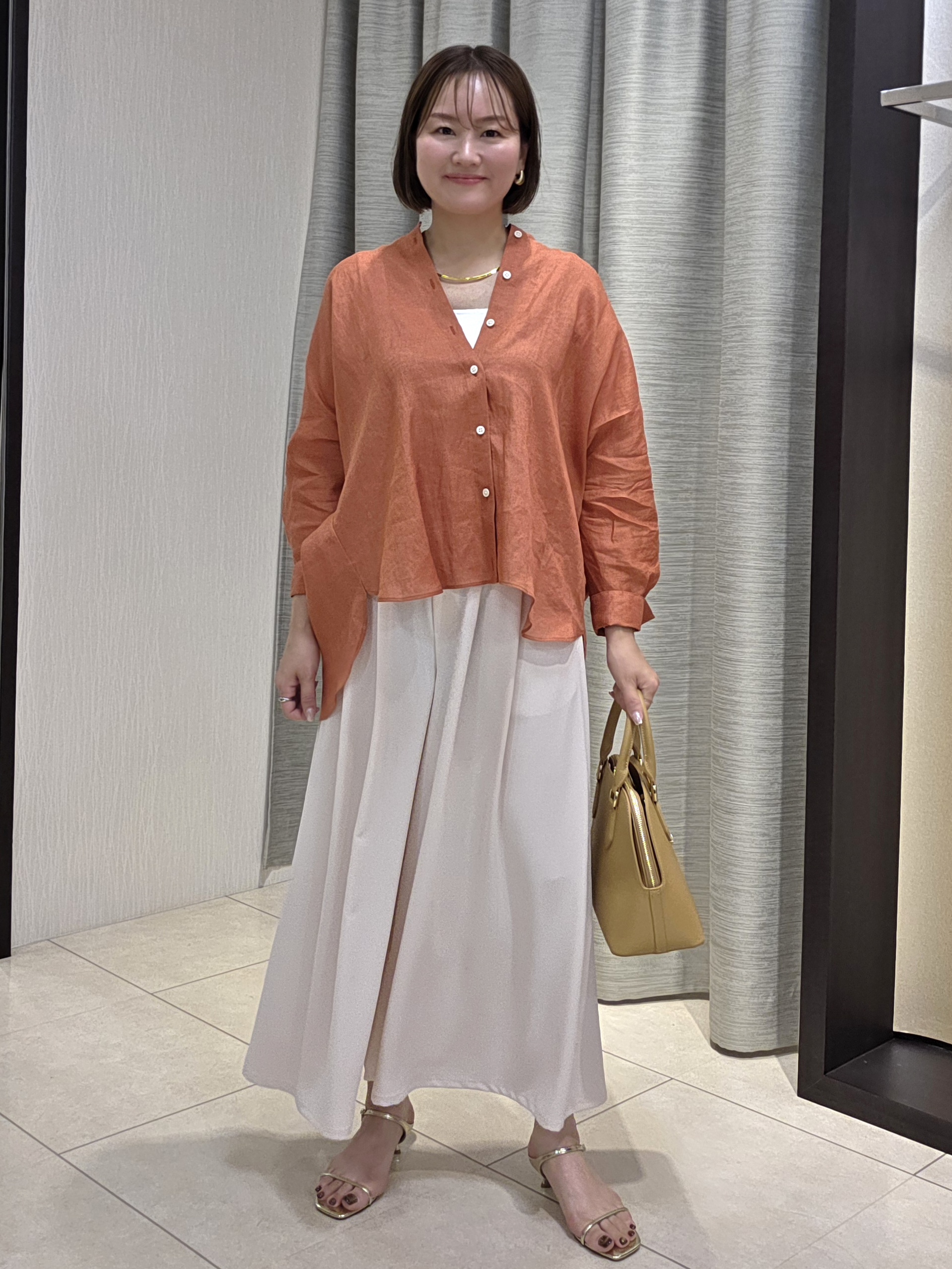 naokoさんの「UNTITLED｜【麻100】リネンドルマンシャツ」を使ったコーディネート