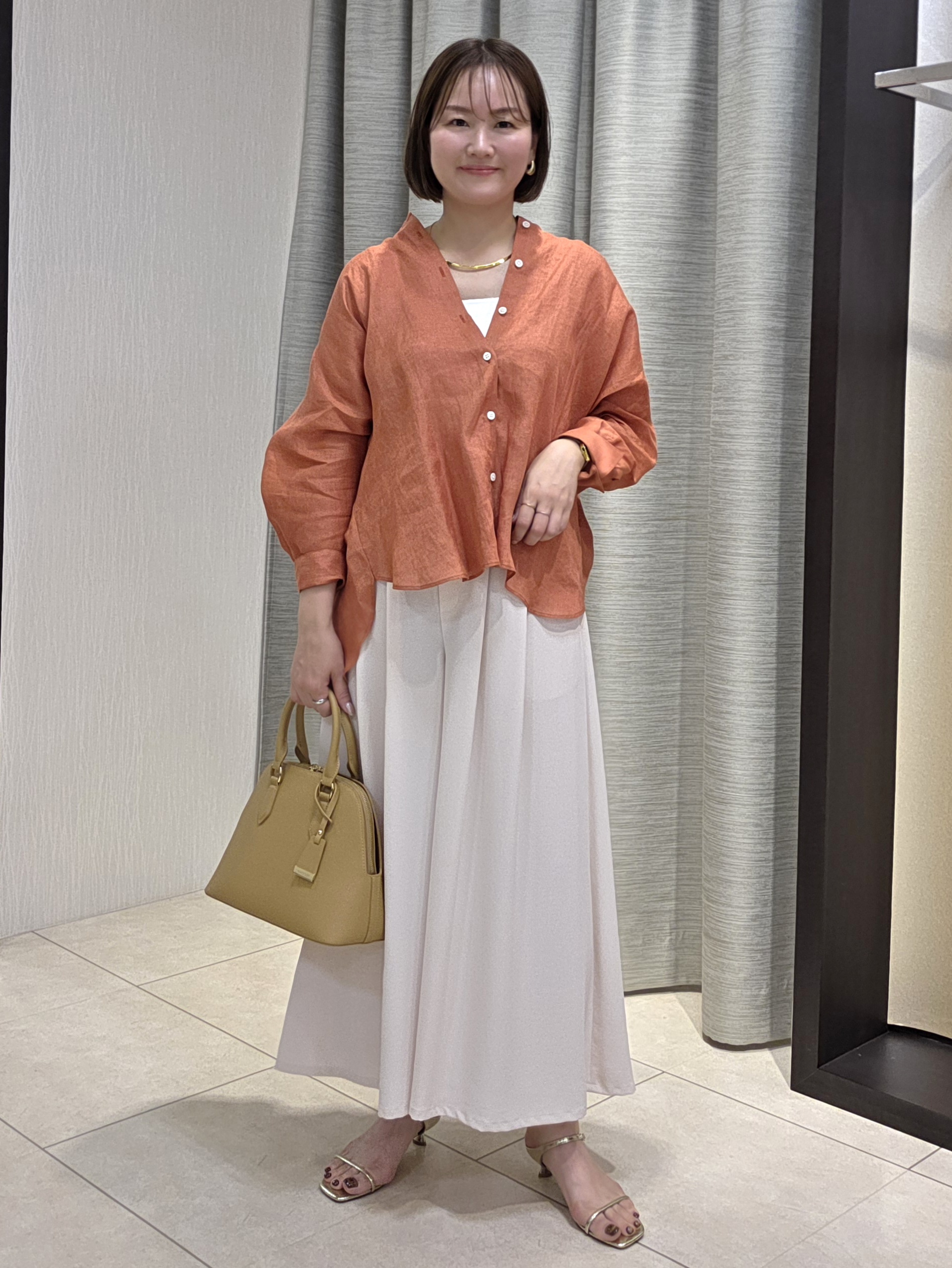 naokoさんの「UNTITLED｜【麻100】リネンドルマンシャツ」を使ったコーディネート
