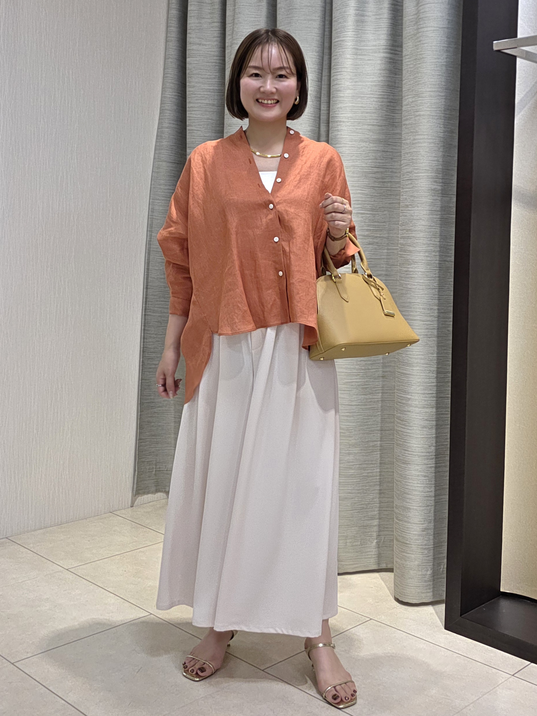 naokoさんの「UNTITLED｜【麻100】リネンドルマンシャツ」を使ったコーディネート