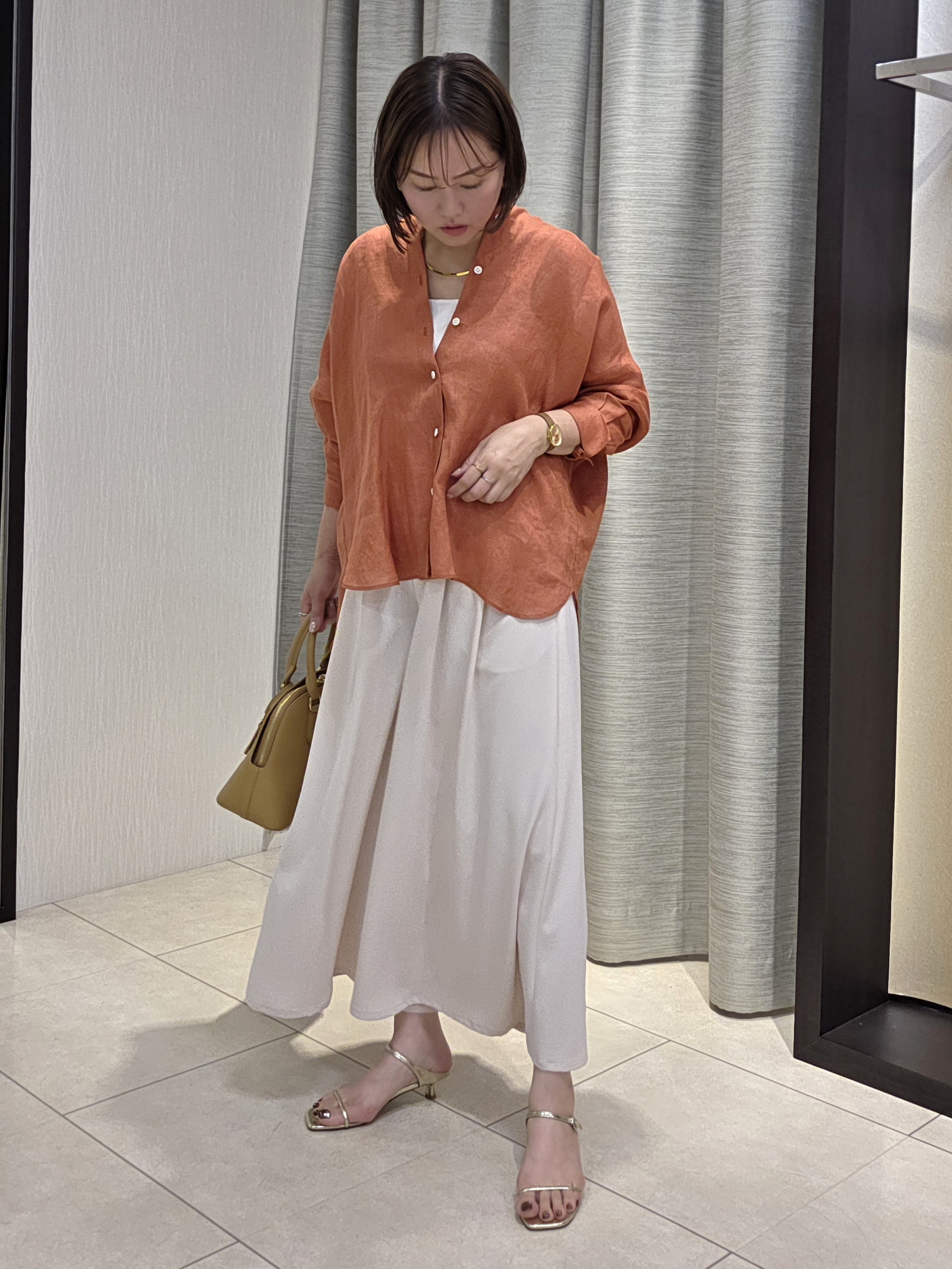 naokoさんの「UNTITLED｜【麻100】リネンドルマンシャツ」を使ったコーディネート