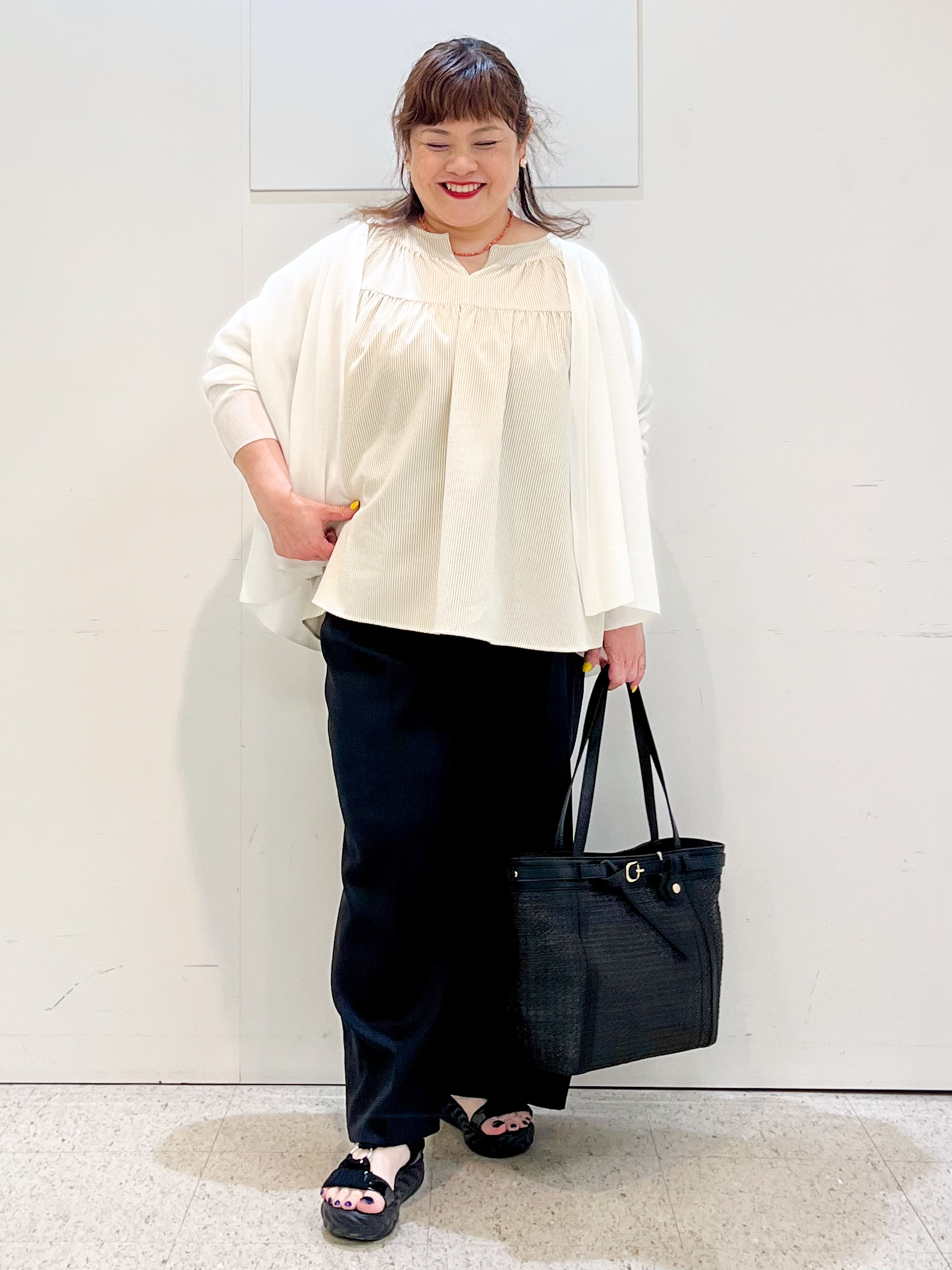 kimmyさんの「Reflect｜ギャザーデザインブラウス」を使ったコーディネート