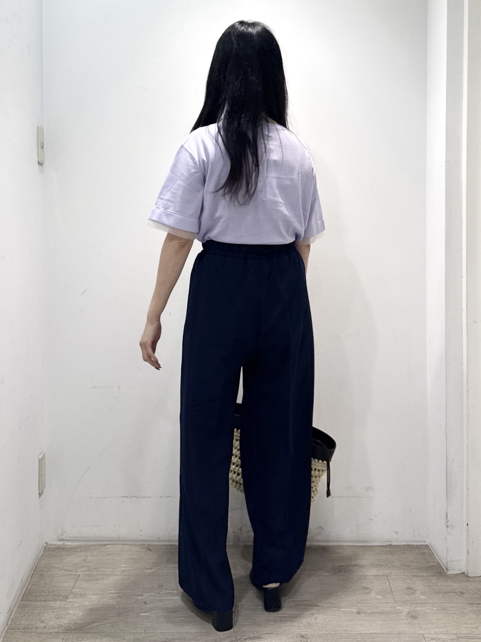 yuicciさんの「OPAQUE.CLIP｜【UV／接触冷感／抗ピル】シアー＆レイヤード風さらりニット《洗濯機OK》」を使ったコーディネート