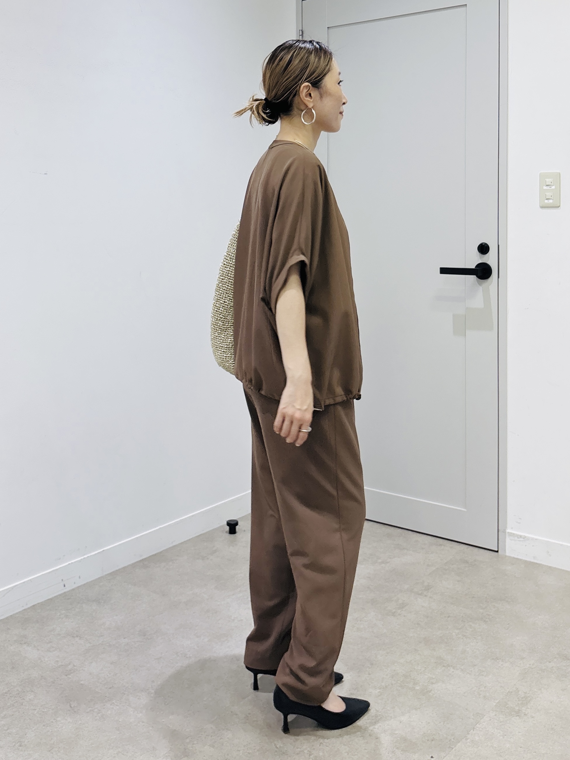 kotakiさんの「INDIVI｜【秋羽織り/着る日傘】ドルマンフォルムブルゾン」を使ったコーディネート