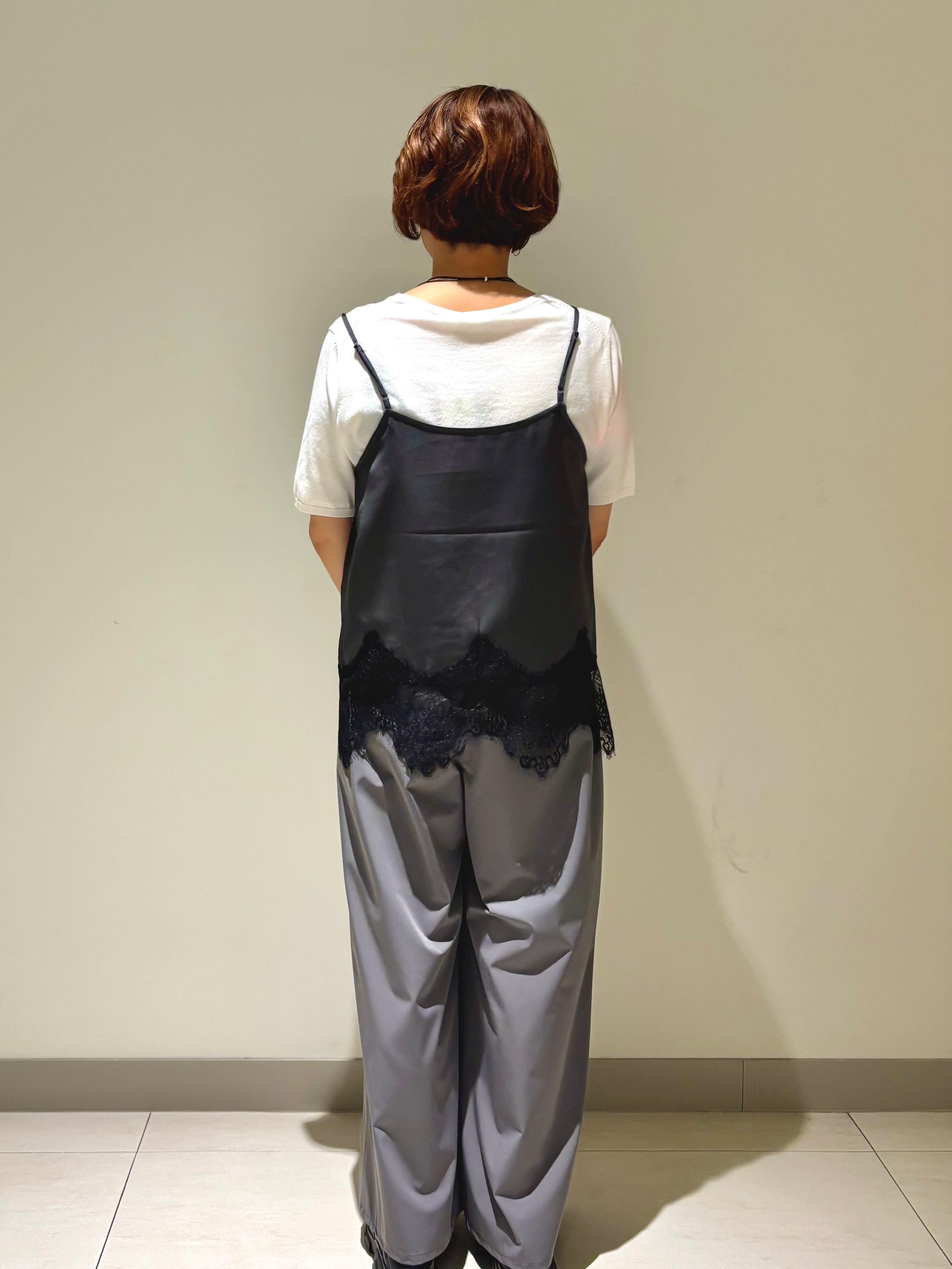 Haruさんの「Dessin｜【9色展開/接触冷感/UVカット】ドライタッチサマーニットT」を使ったコーディネート