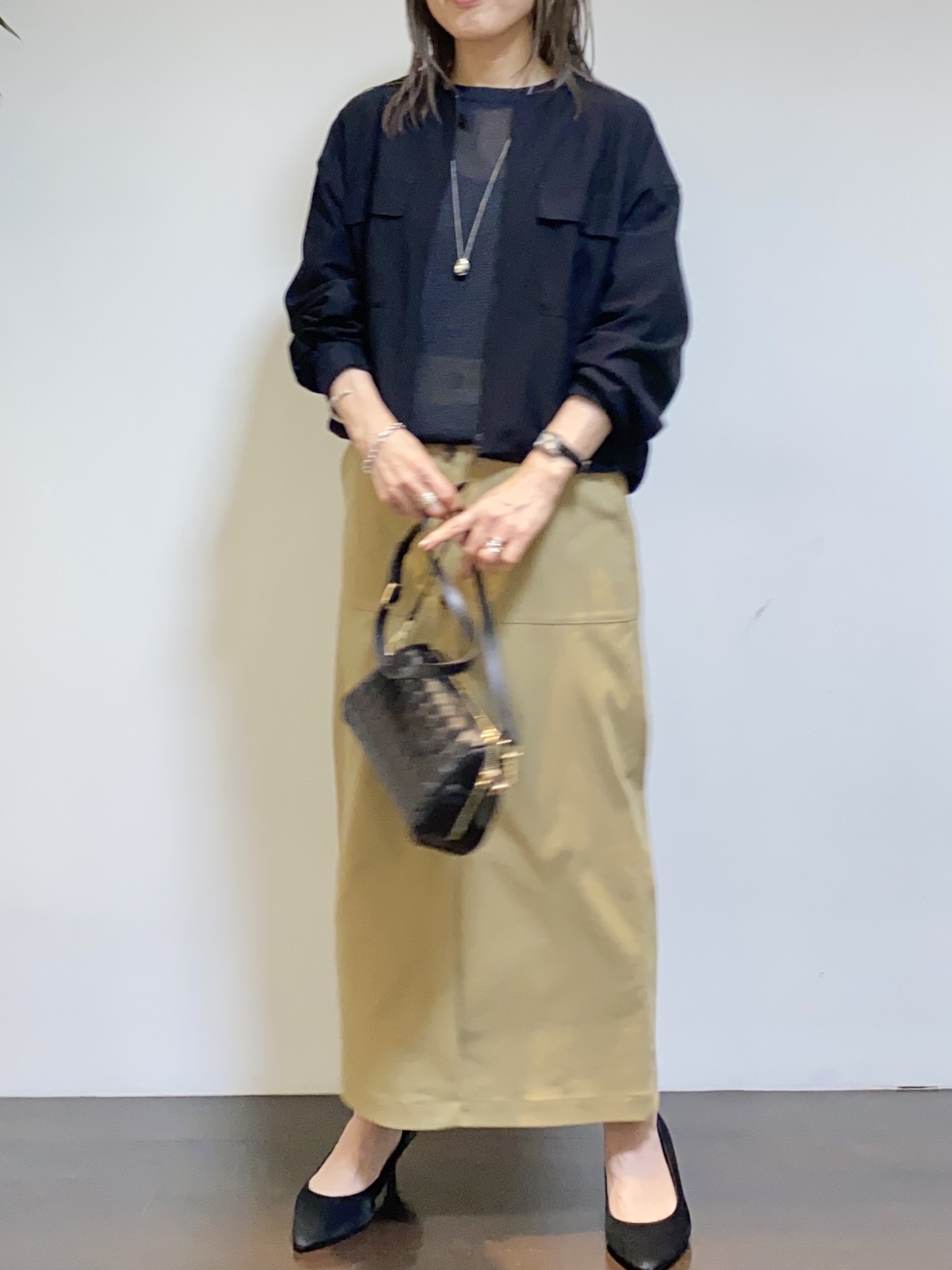 tomoさんの「UNTITLED｜◆【洗える】シアーブルゾン」を使ったコーディネート