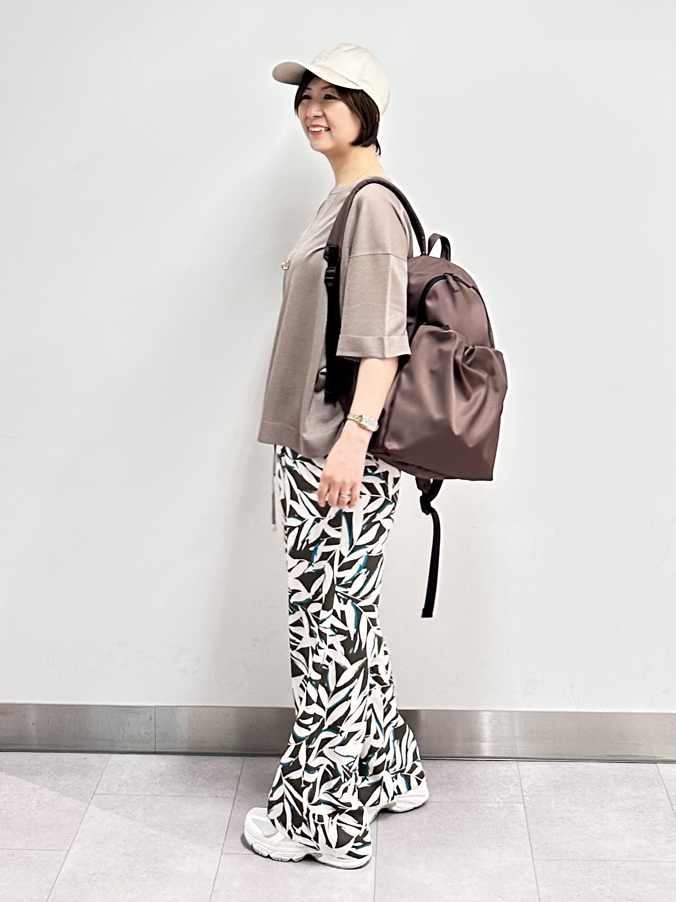みなこさんの「UNTITLED｜【アンサンブル可/Tシャツ風/ゆったり】リラックスニットトップス」を使ったコーディネート