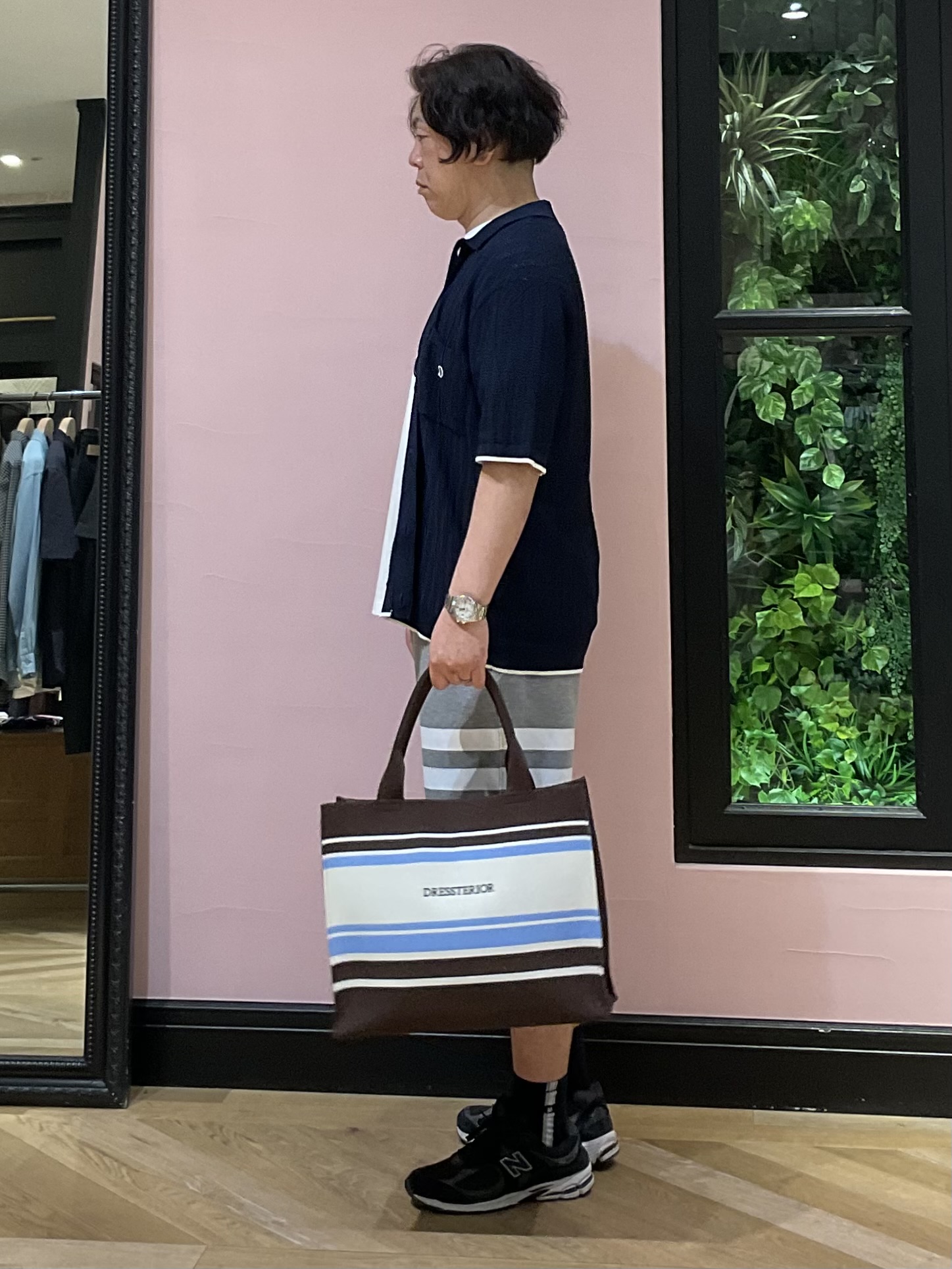 Nagaseさんの「DRESSTERIOR｜【Safari5月号掲載】ウォッシャブル キューバニットシャツ」を使ったコーディネート