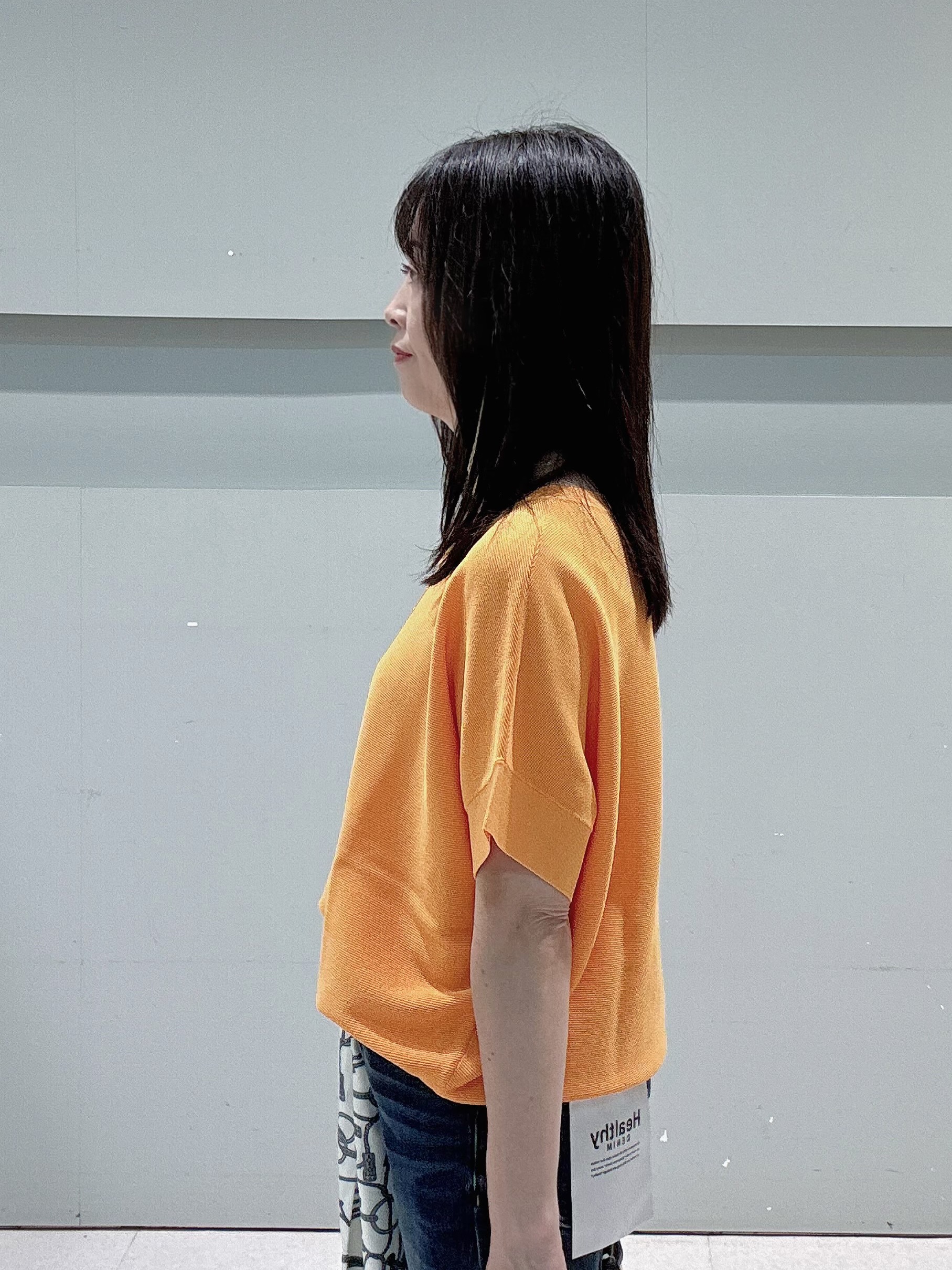 makiさんの「UNTITLED｜【11色展開/体型カバー】前後2WAYフレンチスリーブニット」を使ったコーディネート