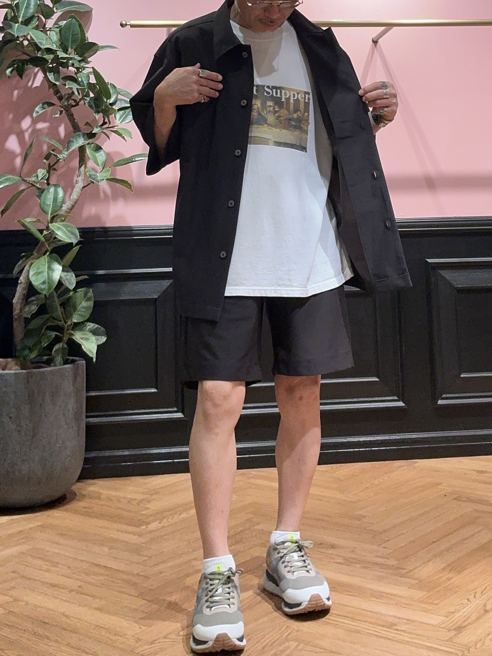 torigoeさんの「DRESSTERIOR｜◆【接触冷感/UVカット/ウォッシャブル/Safari5月号掲載】AIRTOOL ハーフスリーブシャ」を使ったコーディネート