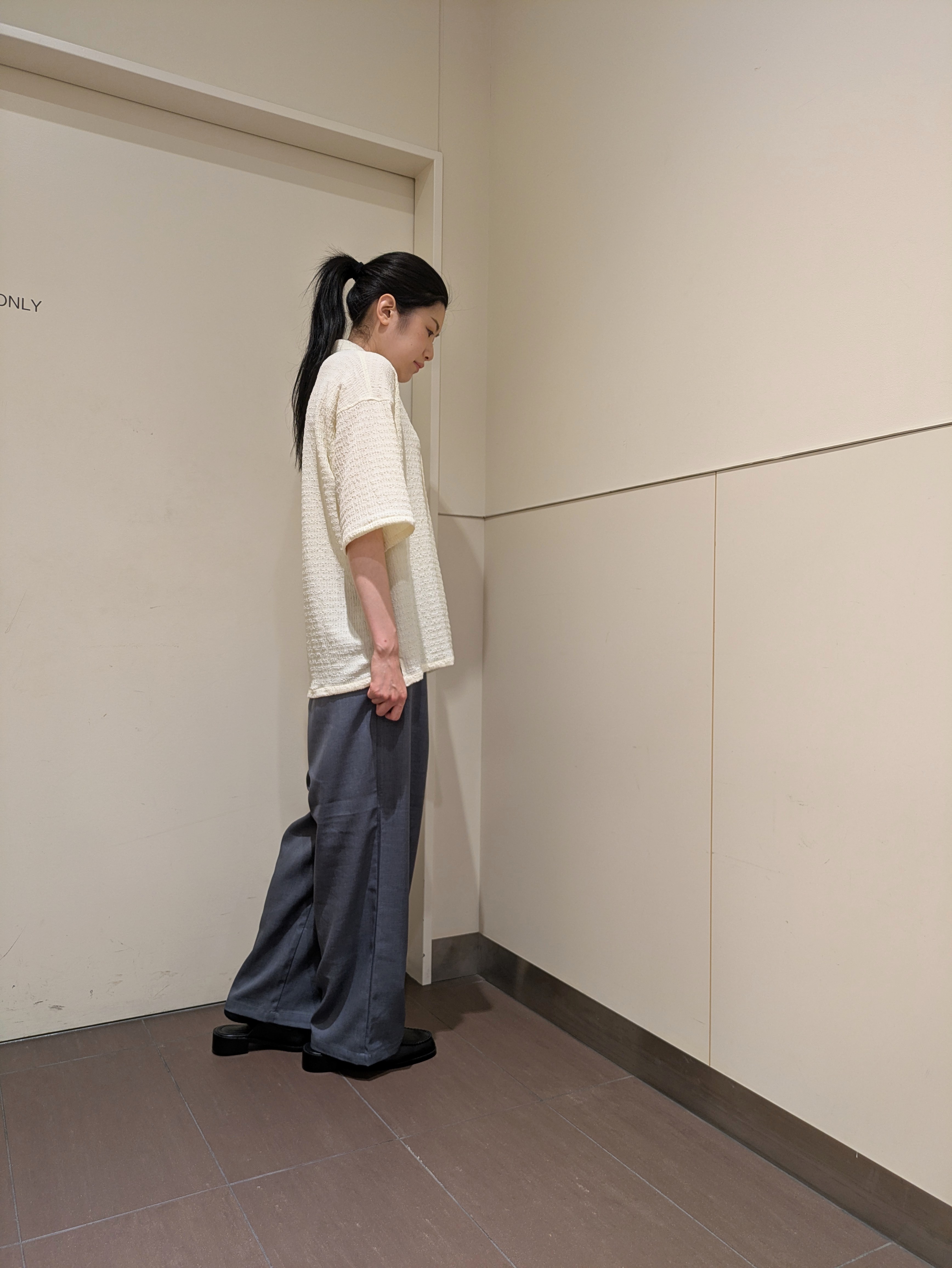 Chiichanさんの「tk.TAKEO KIKUCHI｜シュリンクジャガード開襟シャツ」を使ったコーディネート