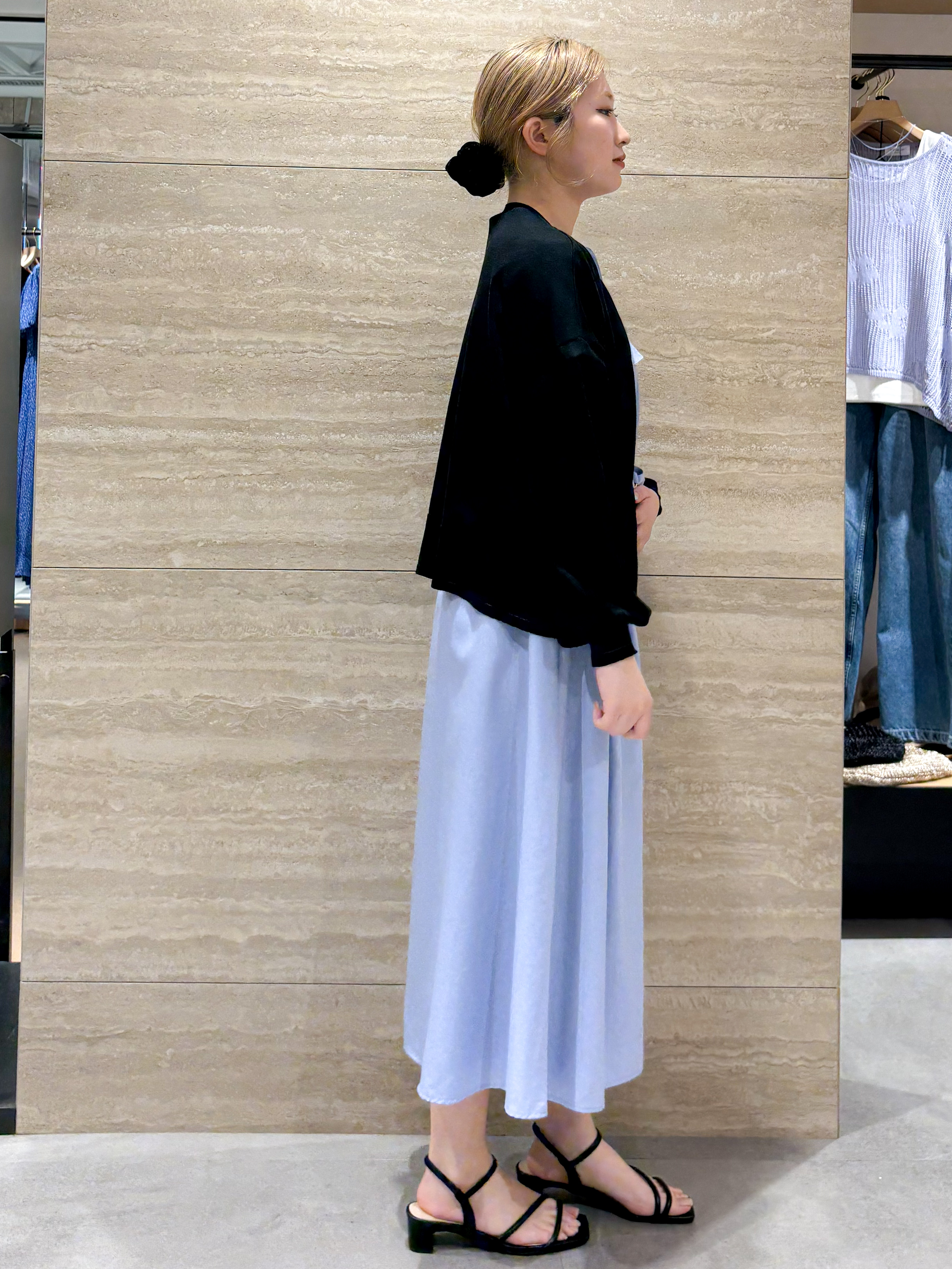 ふうかさんの「index｜【接触冷感】シアーショートトッパーカーディガン《洗濯機OK／抗ピル》」を使ったコーディネート