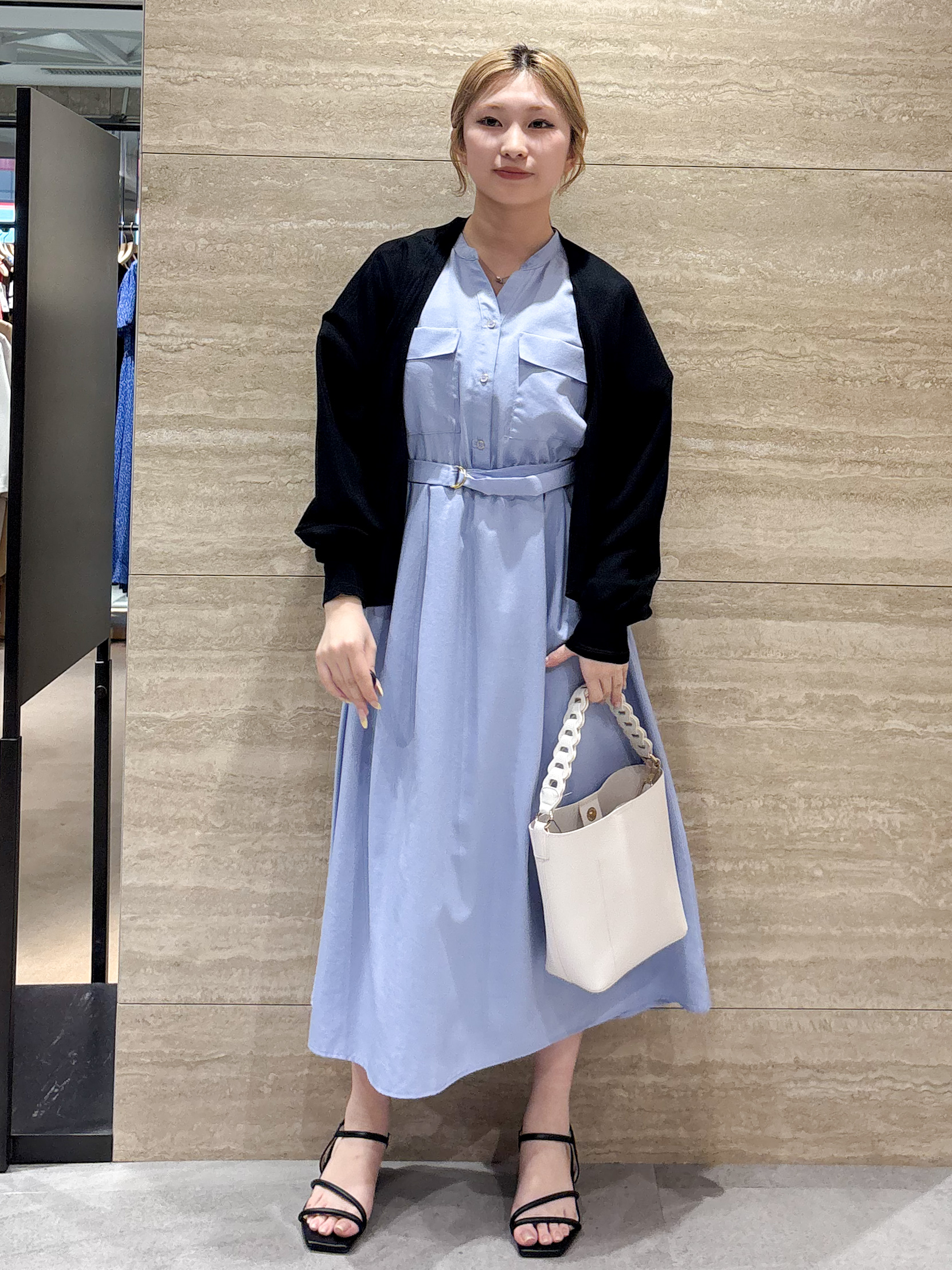 ふうかさんの「index｜【接触冷感】シアーショートトッパーカーディガン《洗濯機OK／抗ピル》」を使ったコーディネート