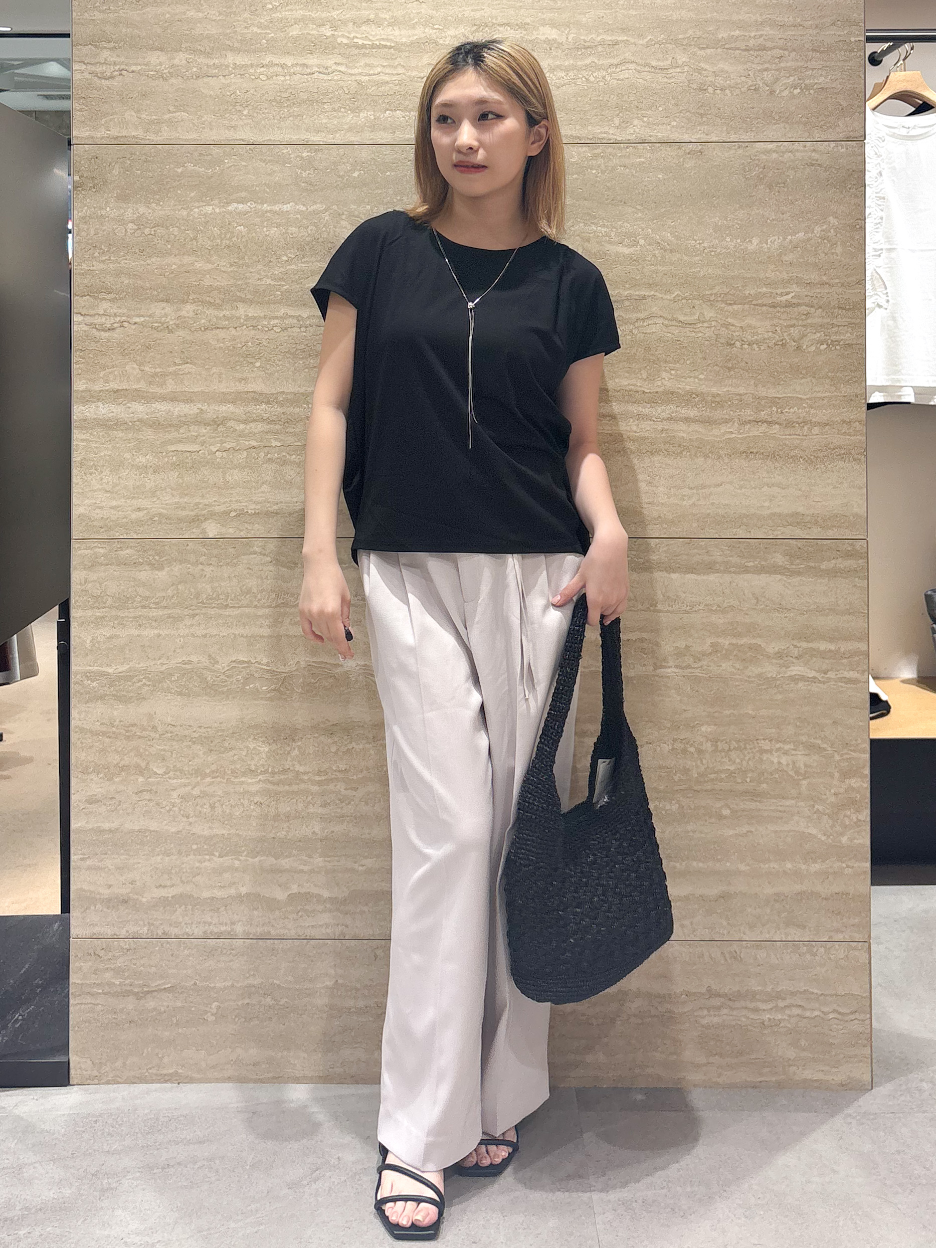 ふうかさんの「index｜【接触冷感／UV】ひんやりコクーントップス《洗濯機OK》」を使ったコーディネート
