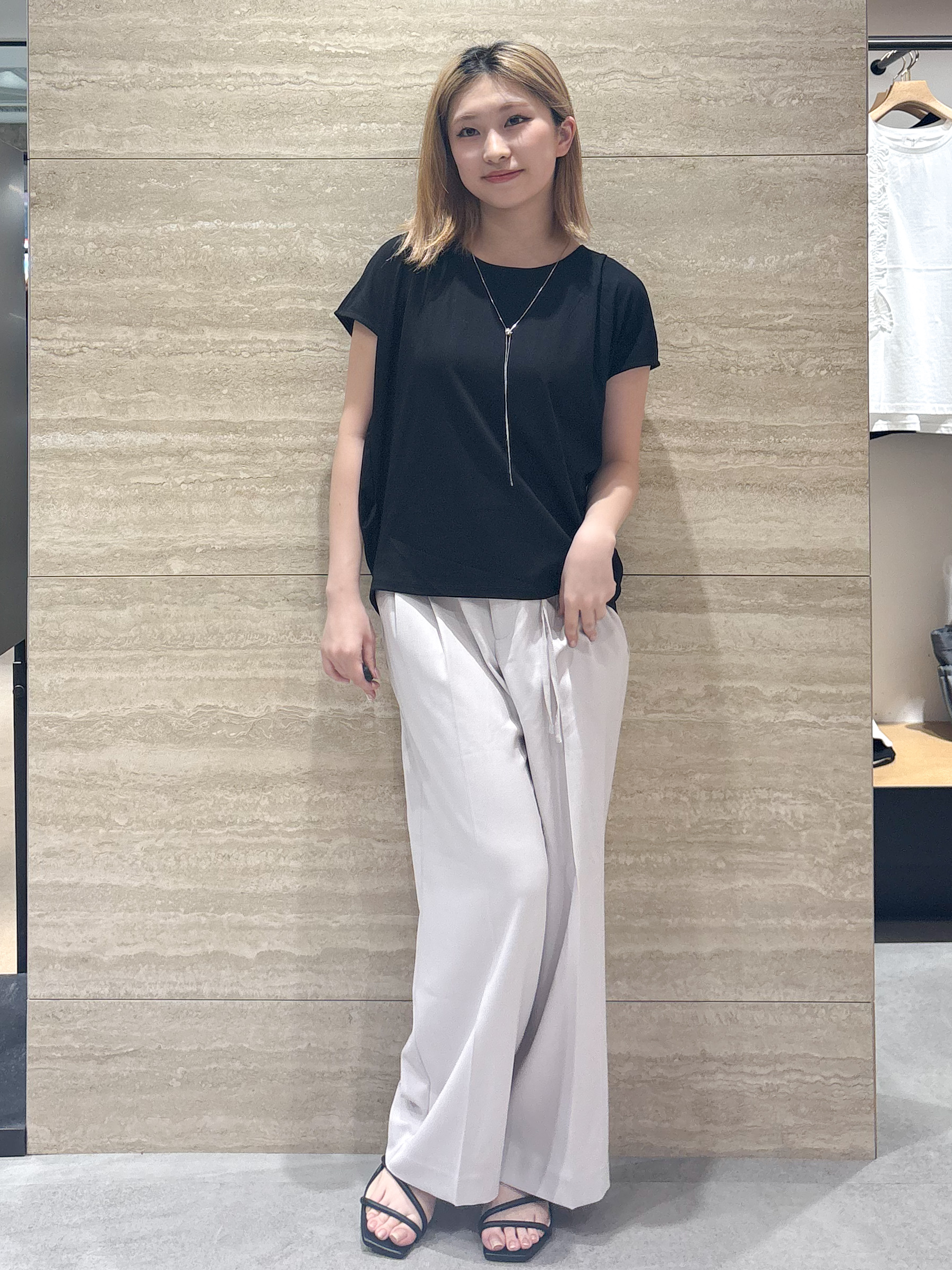 ふうかさんの「index｜【接触冷感／UV】ひんやりコクーントップス《洗濯機OK》」を使ったコーディネート