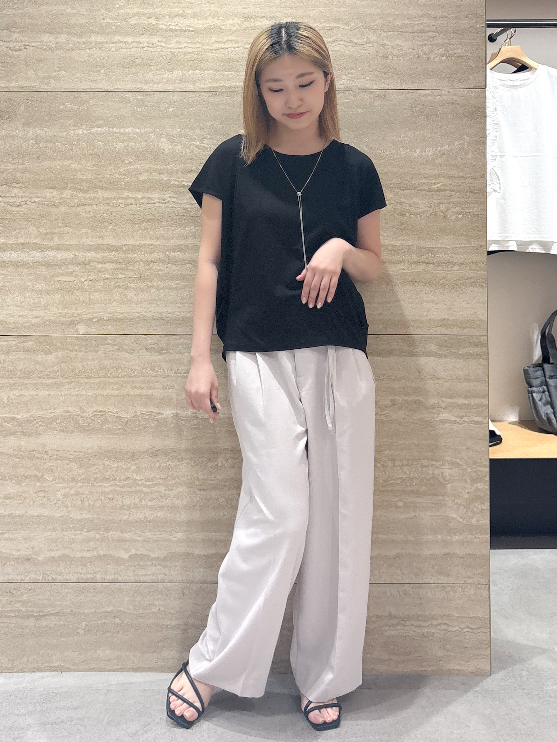 ふうかさんの「index｜【接触冷感／UV】ひんやりコクーントップス《洗濯機OK》」を使ったコーディネート
