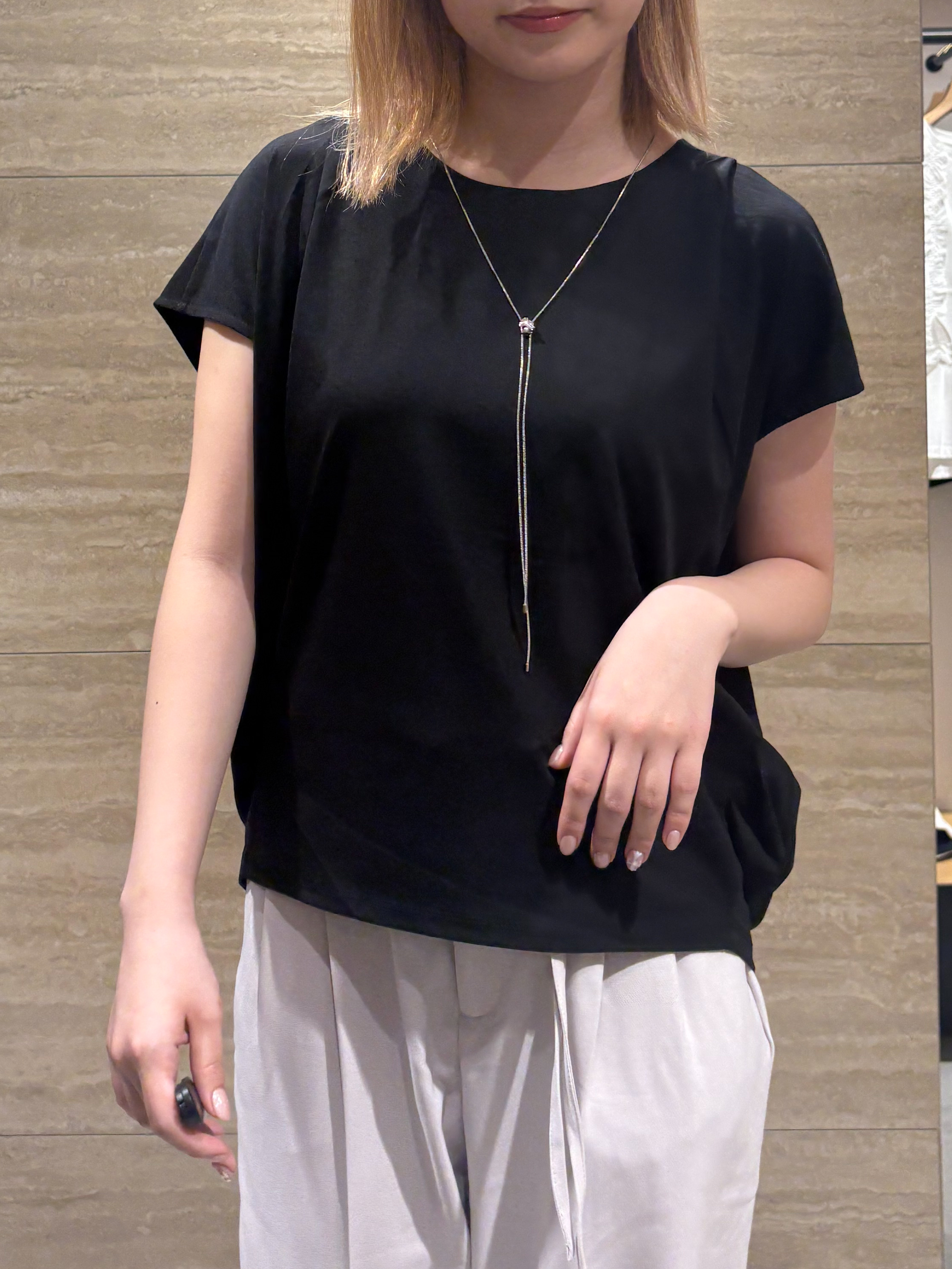 ふうかさんの「index｜【接触冷感／UV】ひんやりコクーントップス《洗濯機OK》」を使ったコーディネート