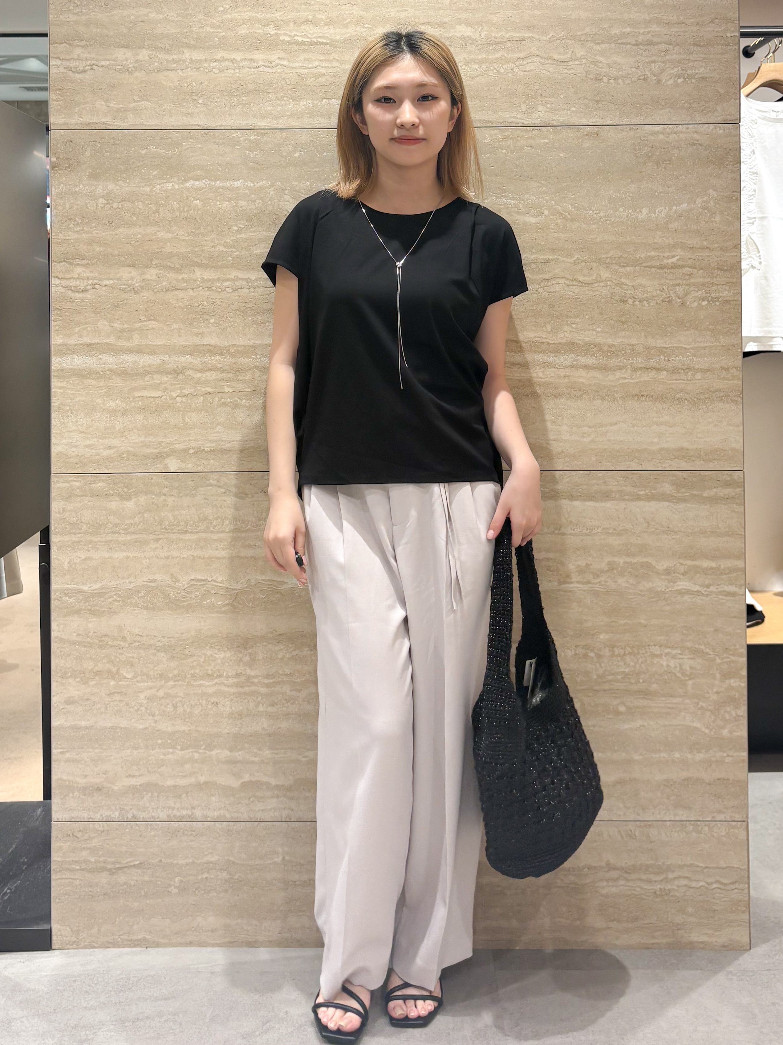ふうかさんの「index｜【接触冷感／UV】ひんやりコクーントップス《洗濯機OK》」を使ったコーディネート
