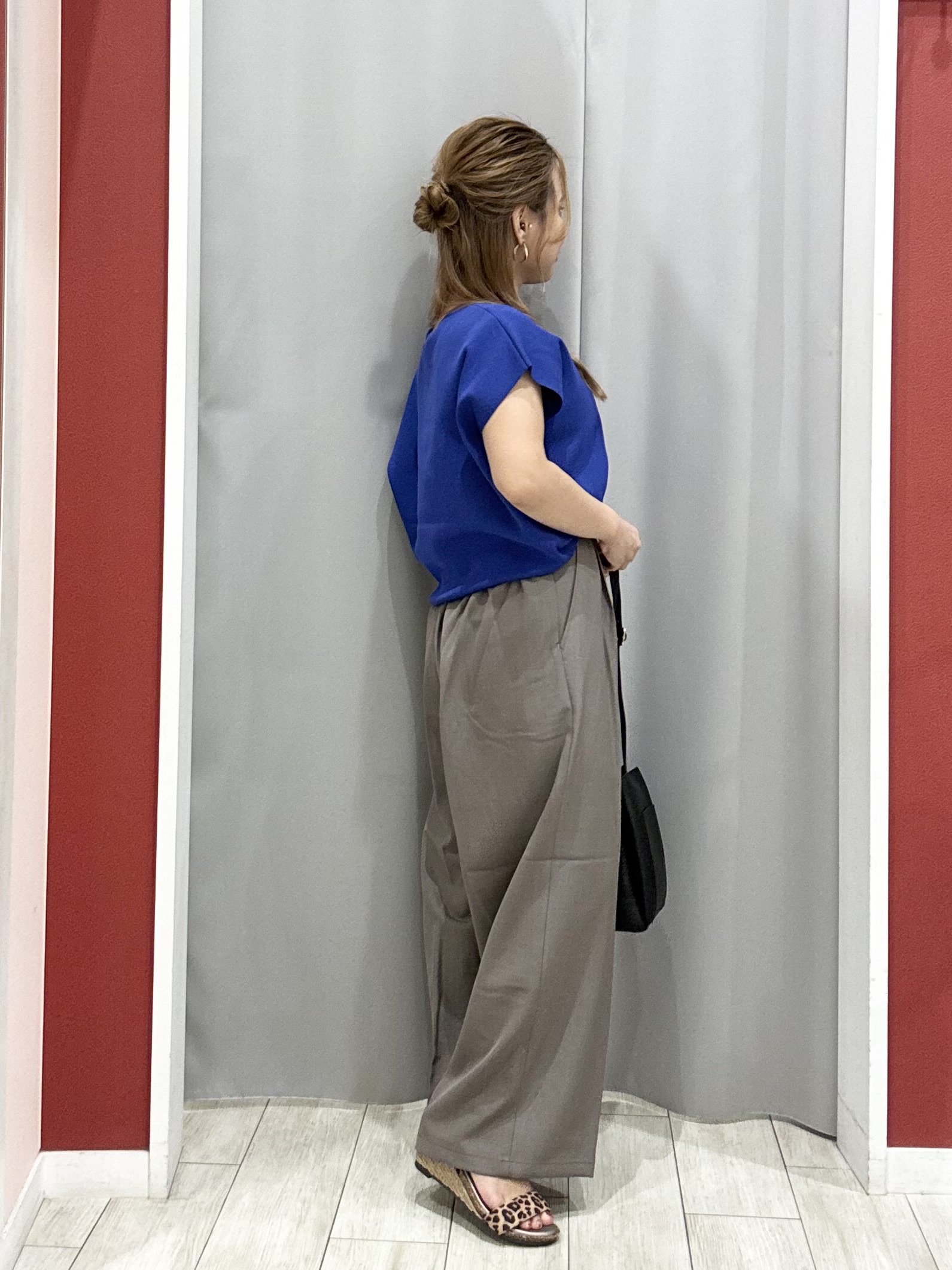 shioさんの「SHOO･LA･RUE｜【洗濯機可/S-LL】インせず着られる 大人シンプルニット」を使ったコーディネート
