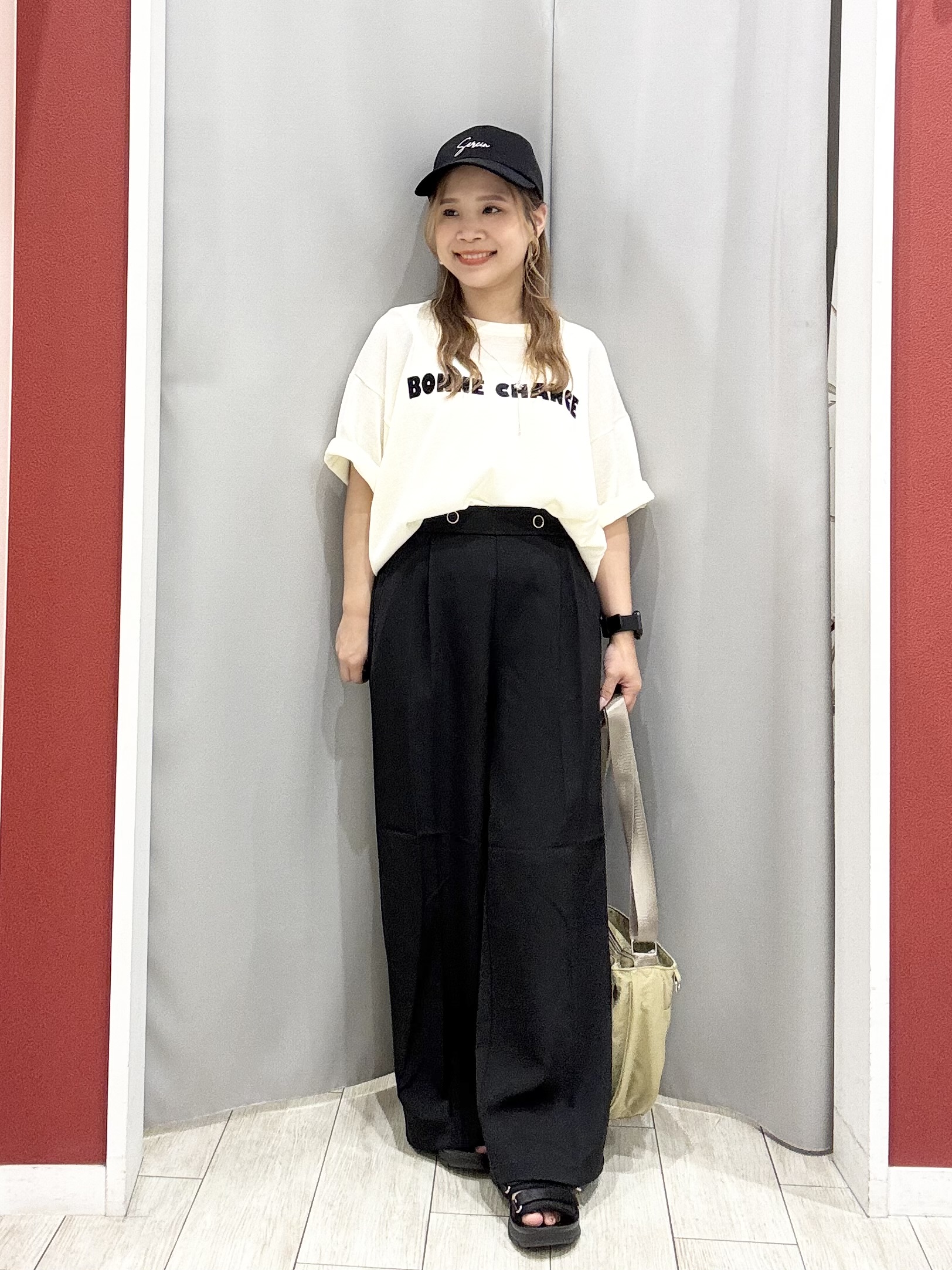 shioさんの「SHOO･LA･RUE｜【洗濯機可/S-LL】インせず着られる 大人シンプルニット」を使ったコーディネート