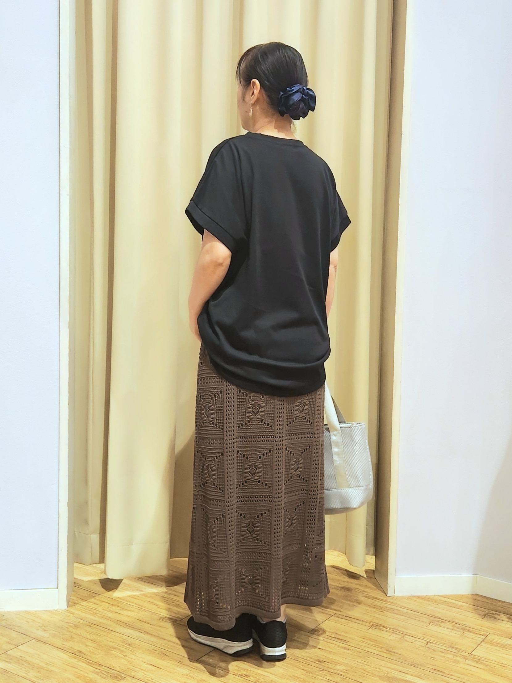 くまさんの「SHOO･LA･RUE｜【S-LL】軽やかな シアーライトブルゾン」を使ったコーディネート