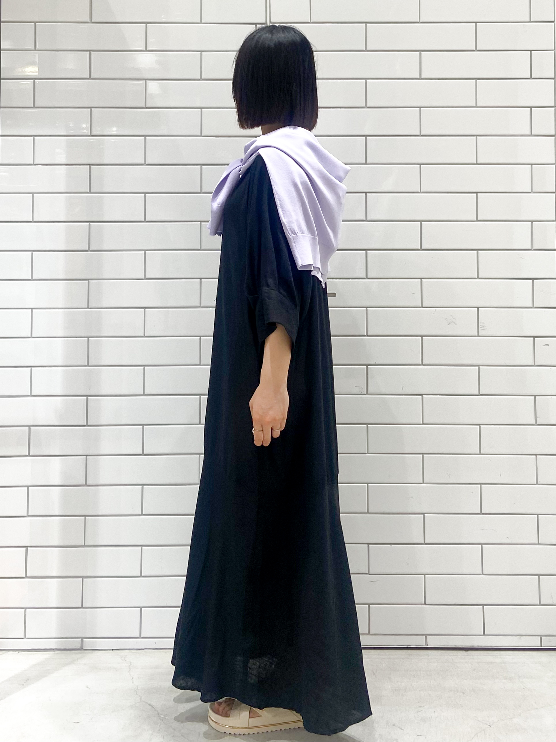 kimiさんの「OPAQUE.CLIP｜【UV／接触冷感】Vネックリラクシーニットカーディガン《洗濯機OK／抗ピル》」を使ったコーディネート