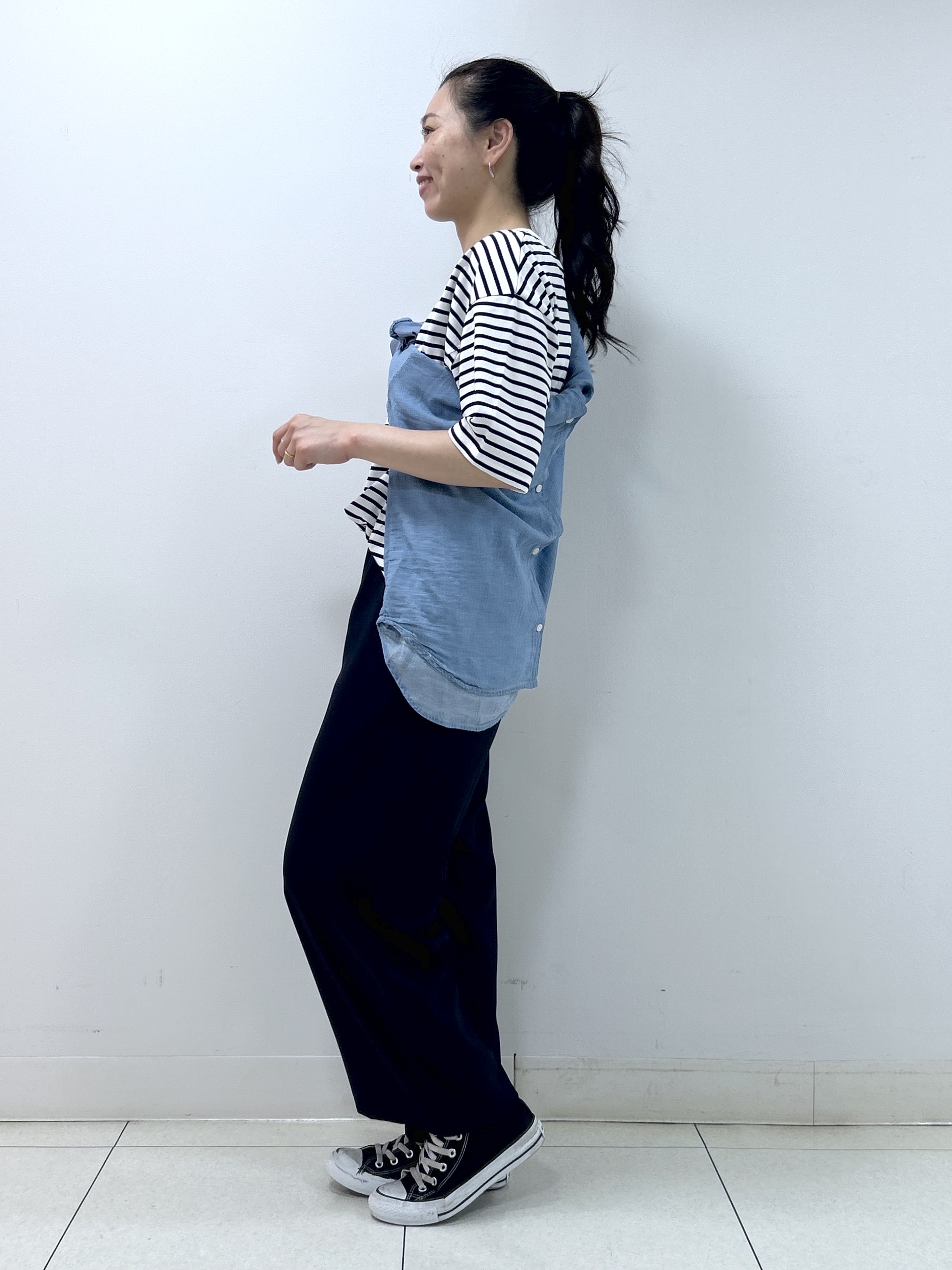 Kaiさんの「Dessin｜【UVカット/接触冷感】プレーティングTシャツ」を使ったコーディネート