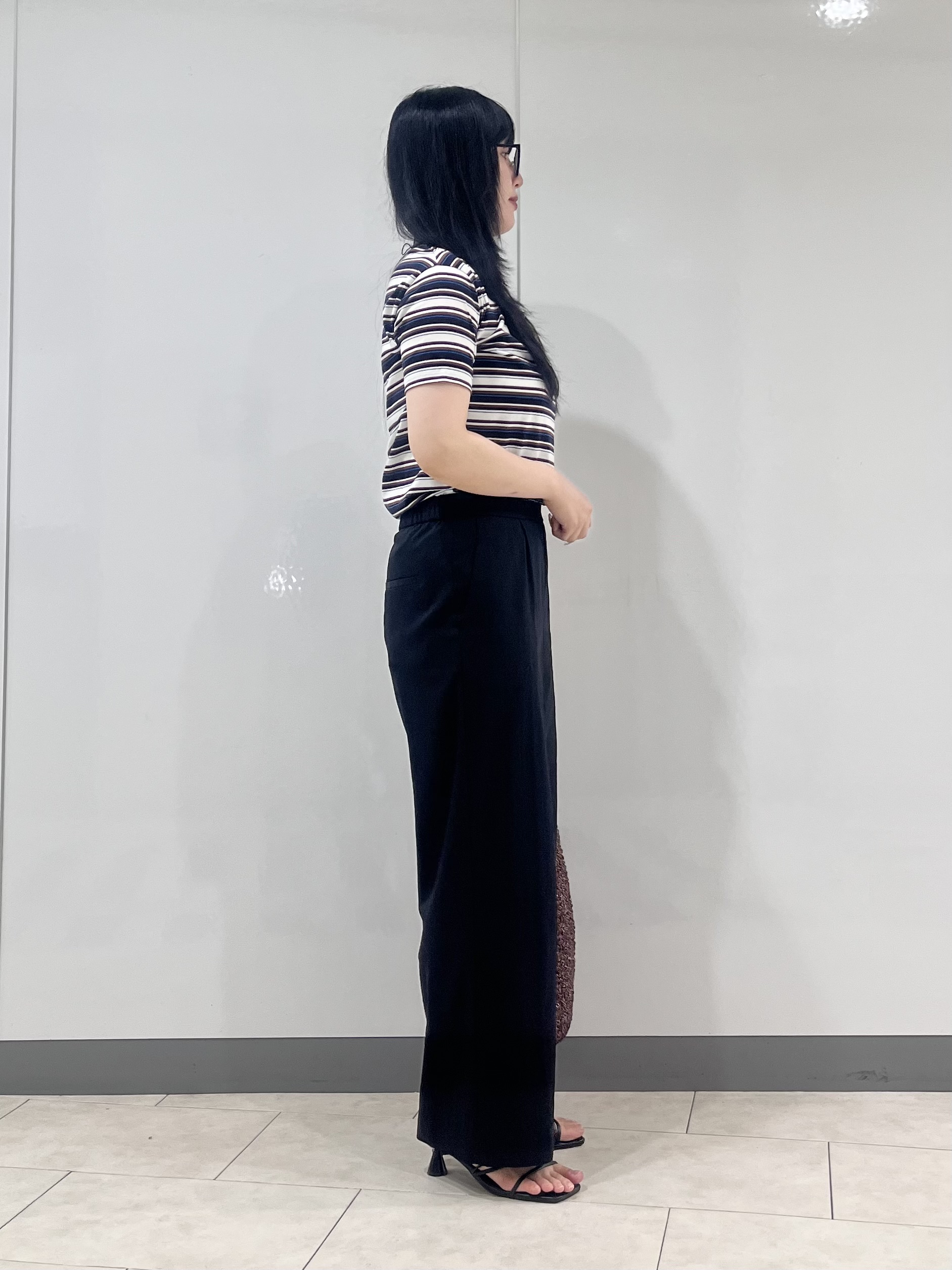 hasuさんの「INDIVI｜【洗える／メッシュ素材／SETUP可能】半袖シアージャケット」を使ったコーディネート