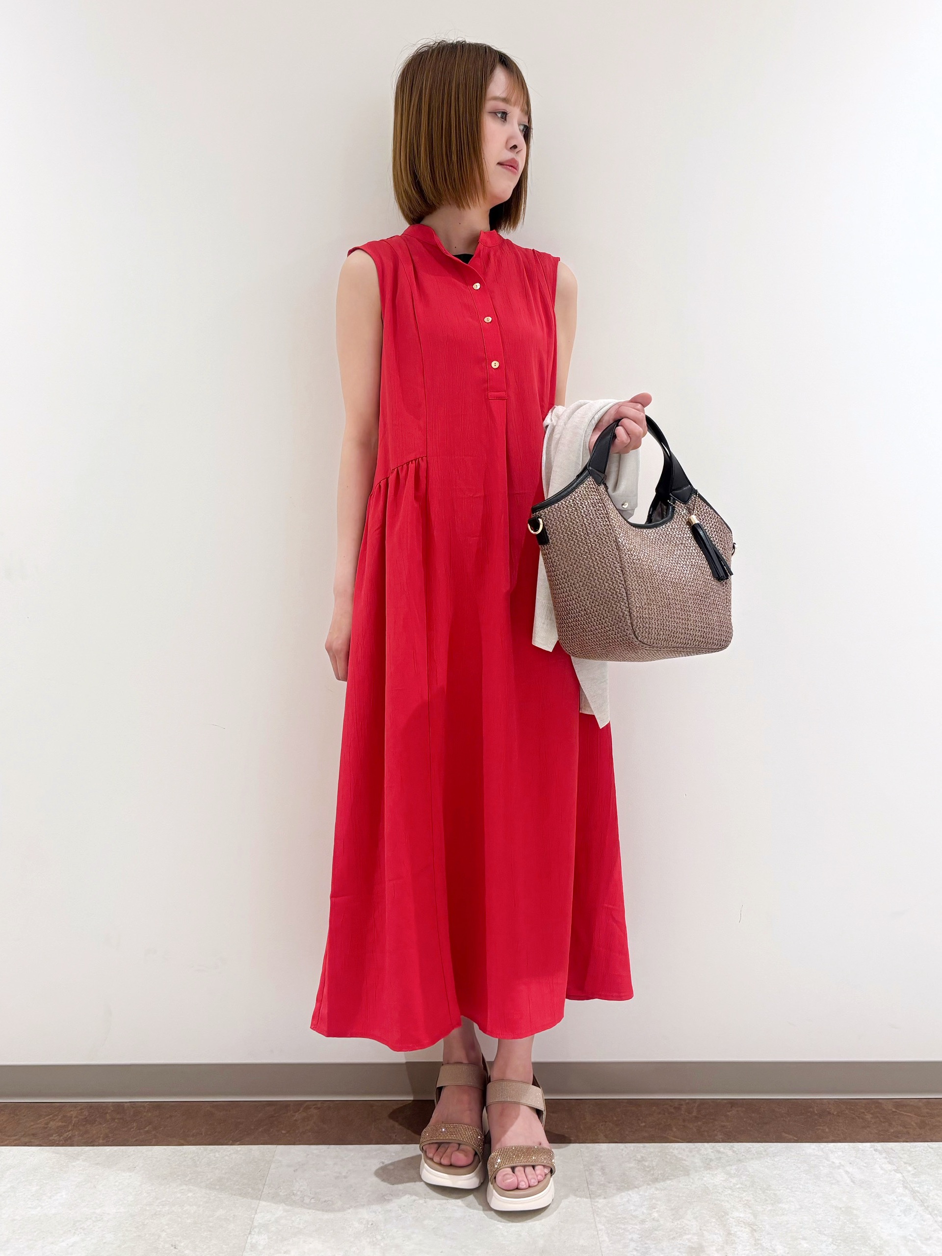 miさんの「grove｜高評価！【洗える/名品】大人の透け感、シアーカーディガン」を使ったコーディネート
