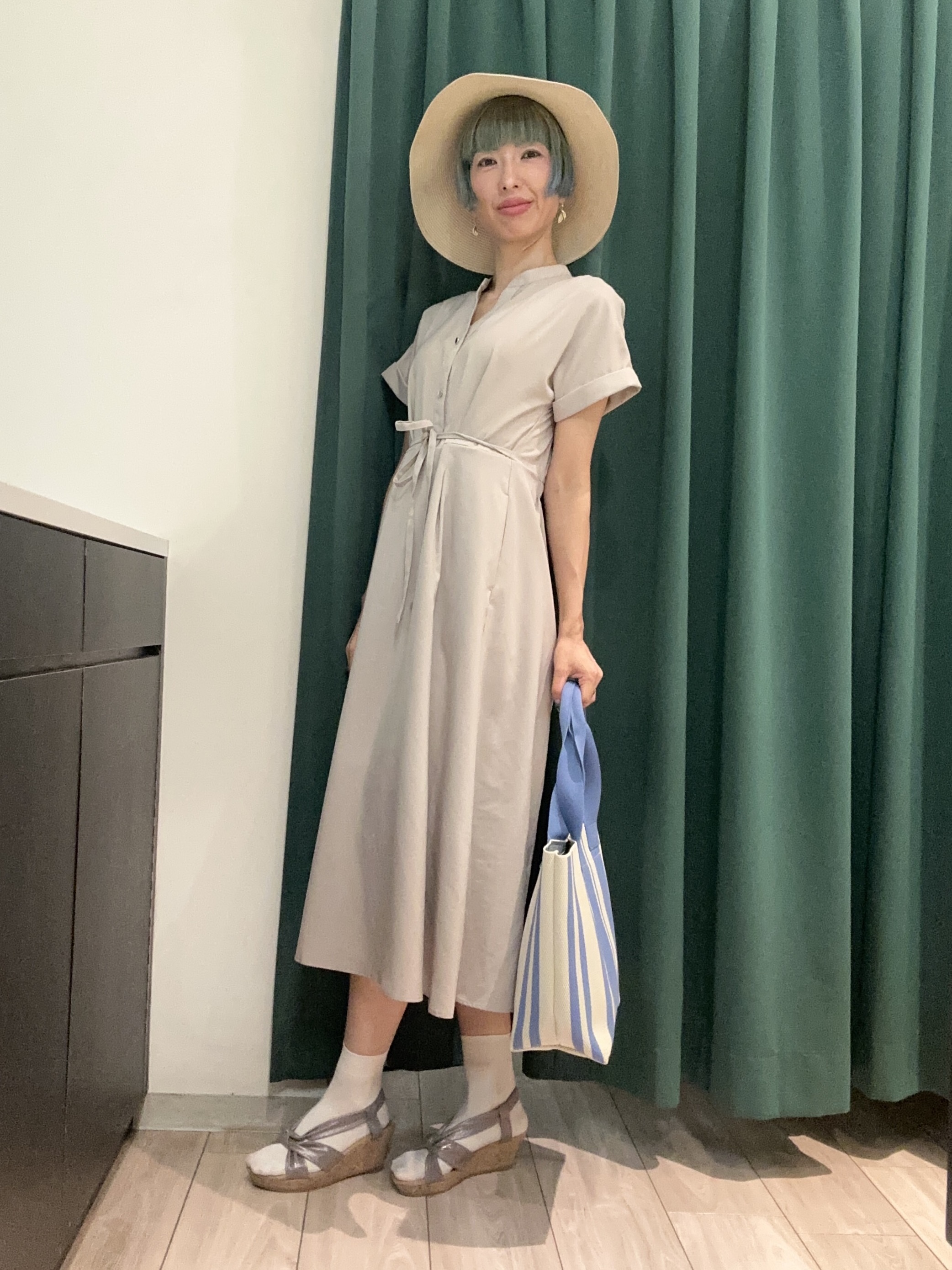えまんさんの「SHOO･LA･RUE｜ねじりまが～るサンダル」を使ったコーディネート