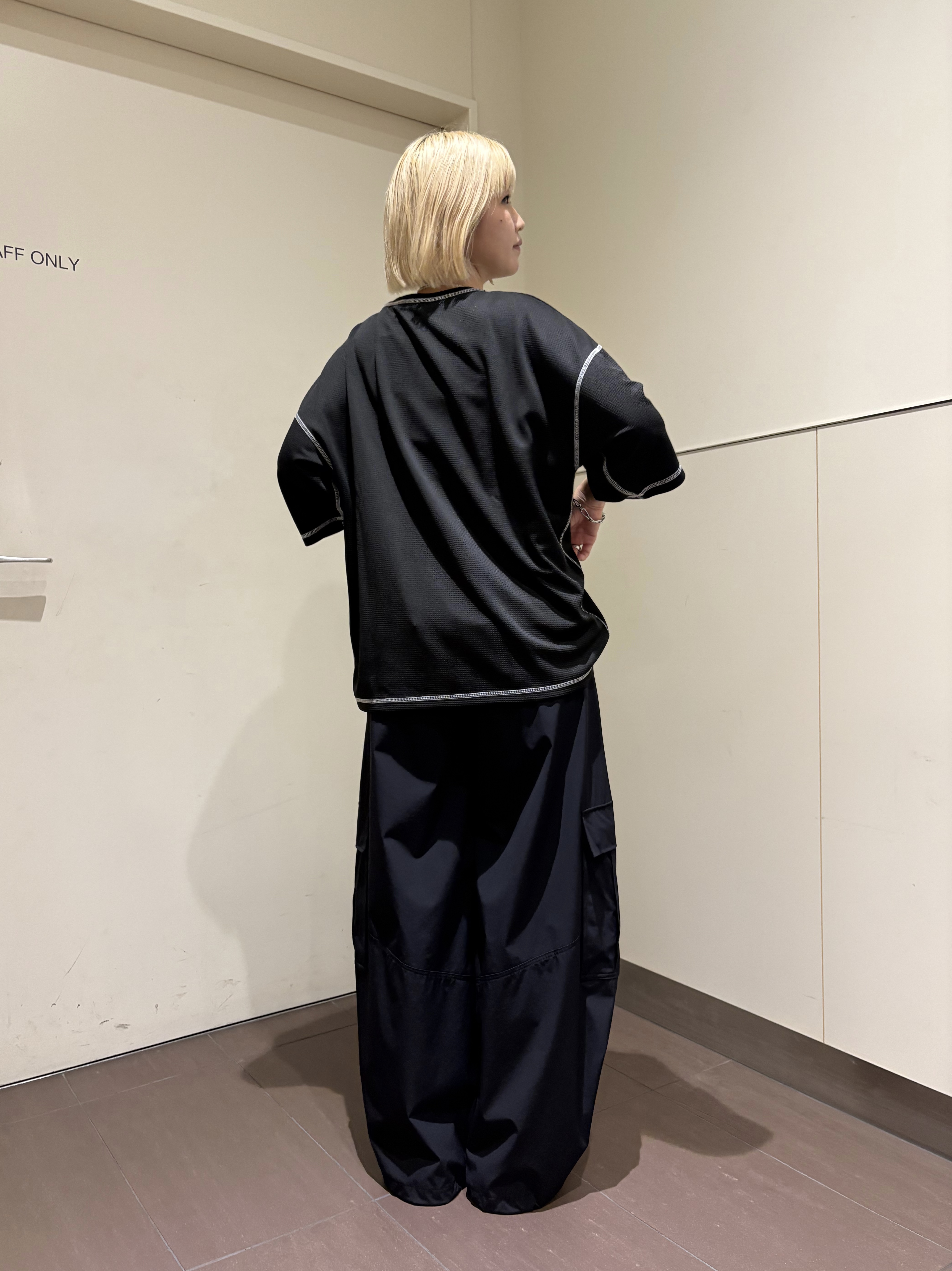 HAMAMIYUさんの「tk.TAKEO KIKUCHI｜【気化熱冷却／涼しい】ワッフルカットソー」を使ったコーディネート