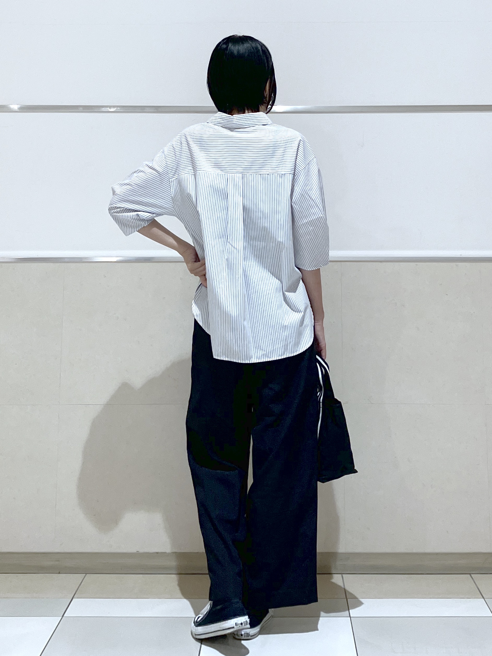 eriko さんの「Dessin｜【洗える】スキッパーシャツブラウス」を使ったコーディネート