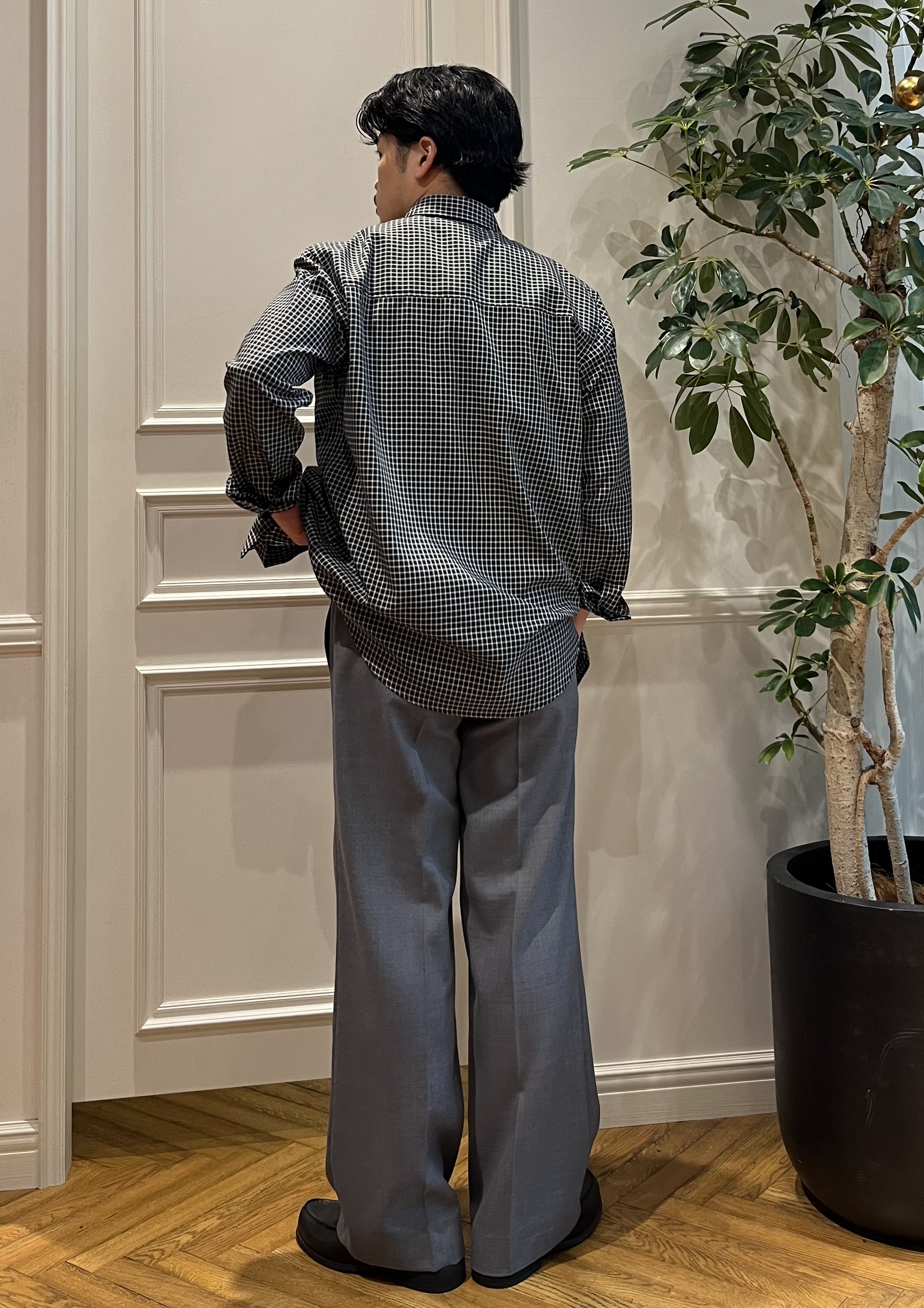 Tokuさんの「DRESSTERIOR｜ミニチェックシャツ」を使ったコーディネート