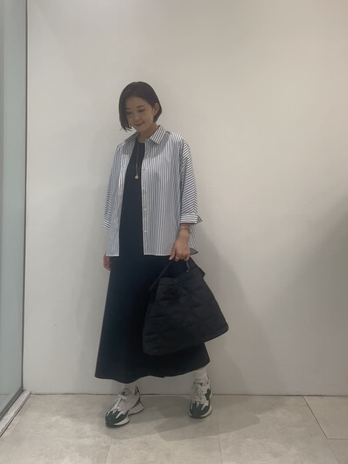 まどかさんの「UNTITLED｜【接触冷感/吸水速乾/UVカット】ドルマンスリーブシャツ」を使ったコーディネート