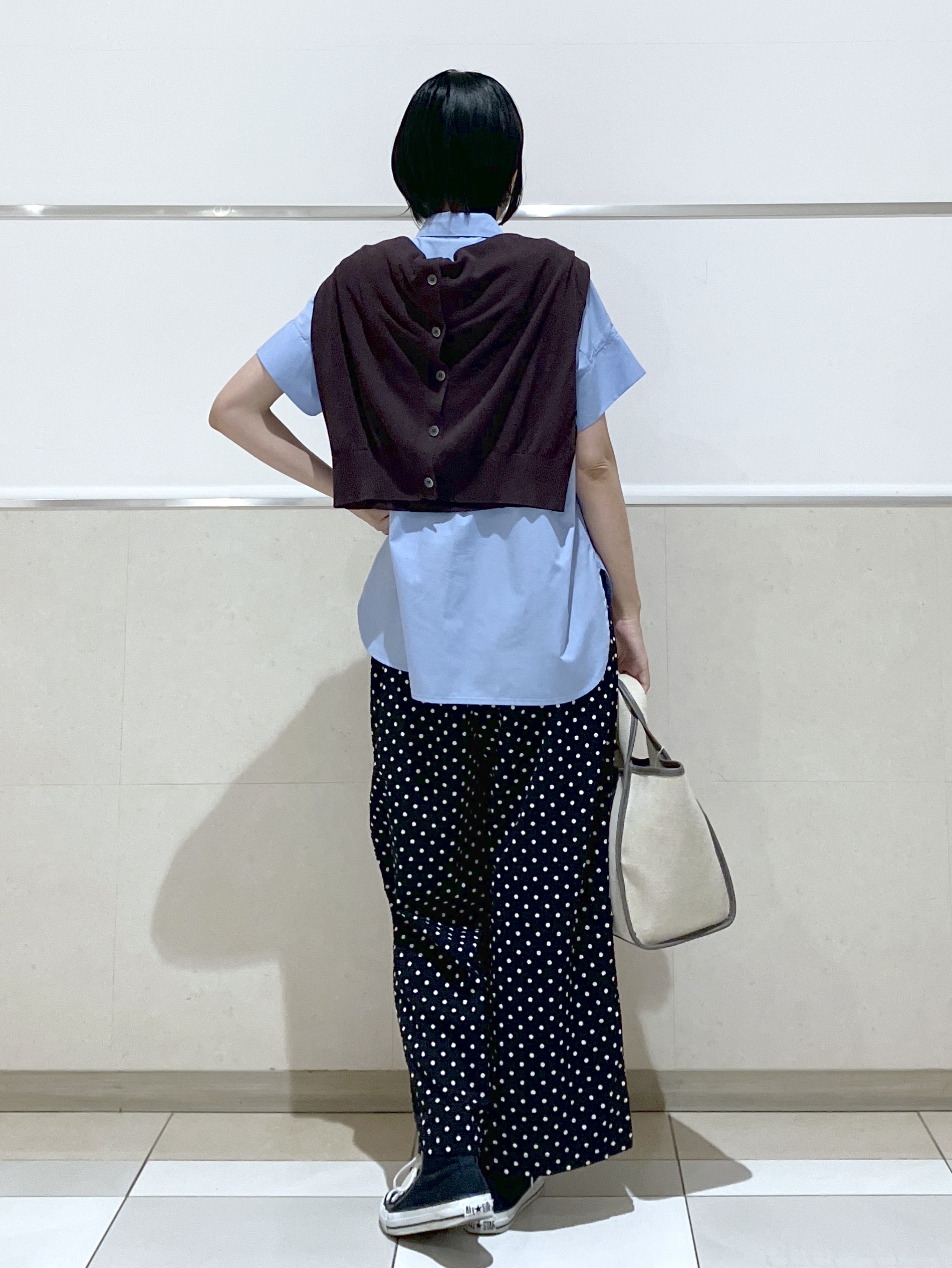eriko さんの「Dessin｜【マシンウォッシャブル】ダブルフリルブラウス」を使ったコーディネート