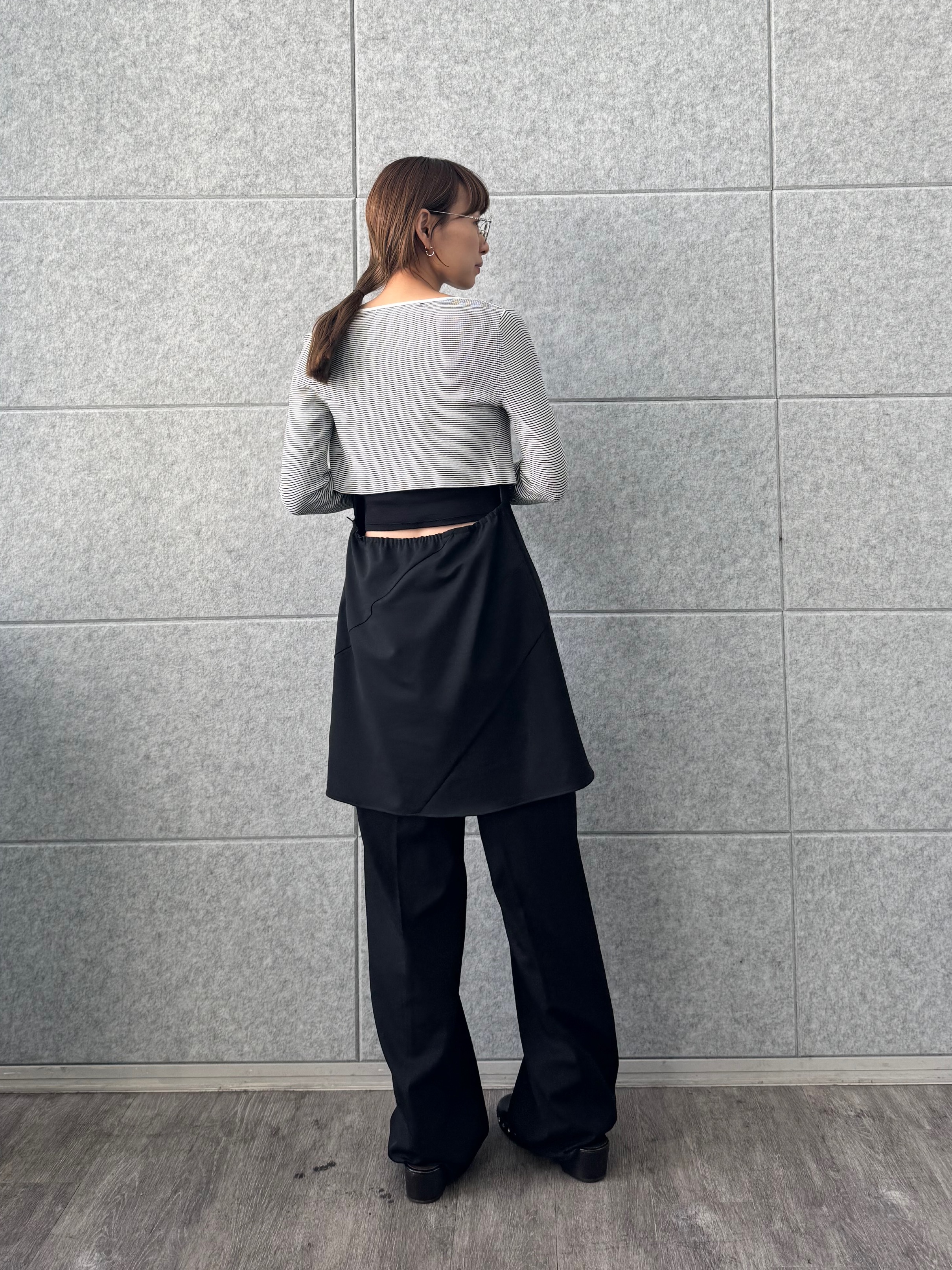 designer yukaさんの「CODE A｜apron dress」を使ったコーディネート