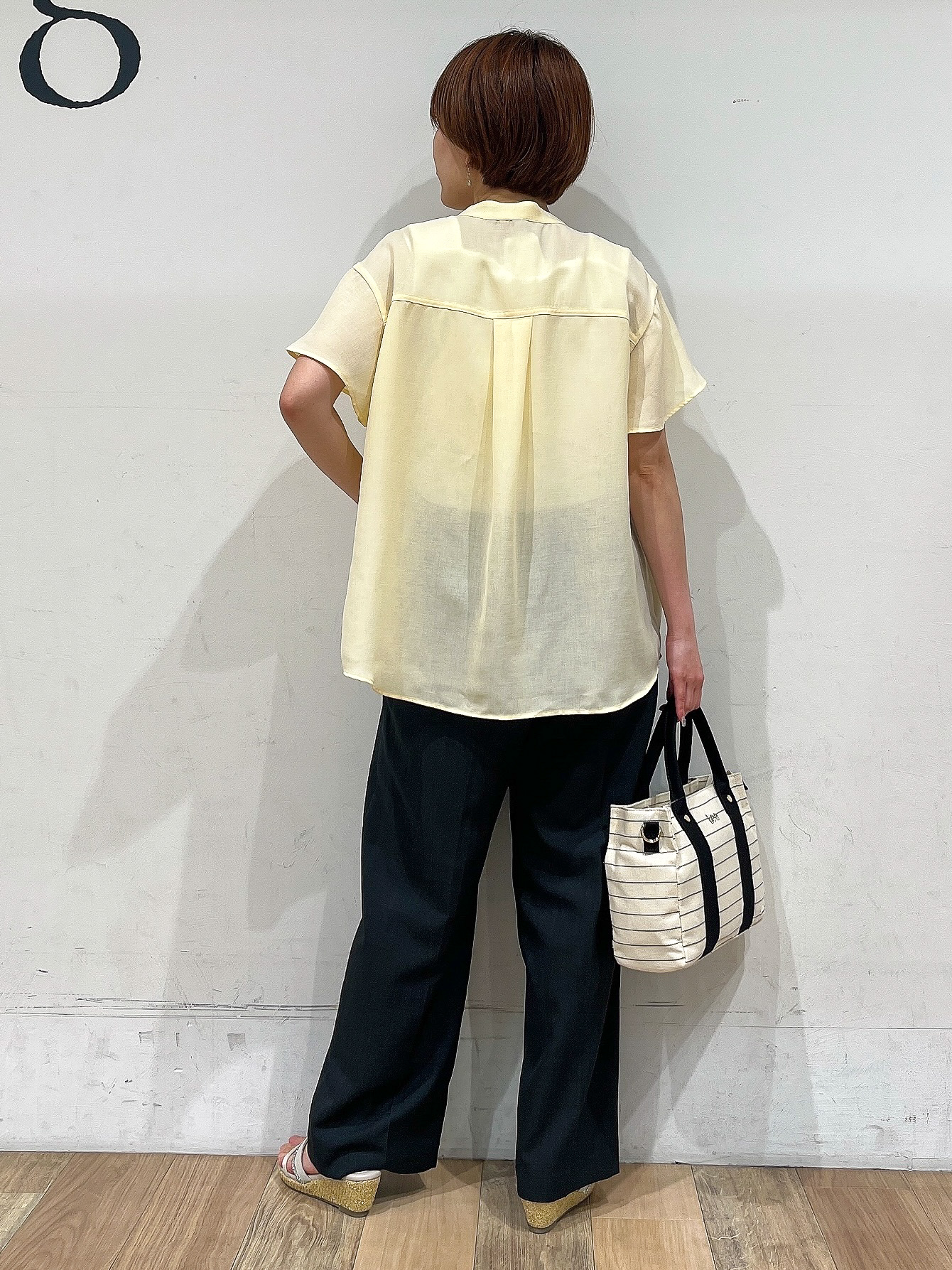 山さんさんの「grove｜【洗濯機OK/SETUP可】シワになりにくい、フレアスリーブブラウス」を使ったコーディネート
