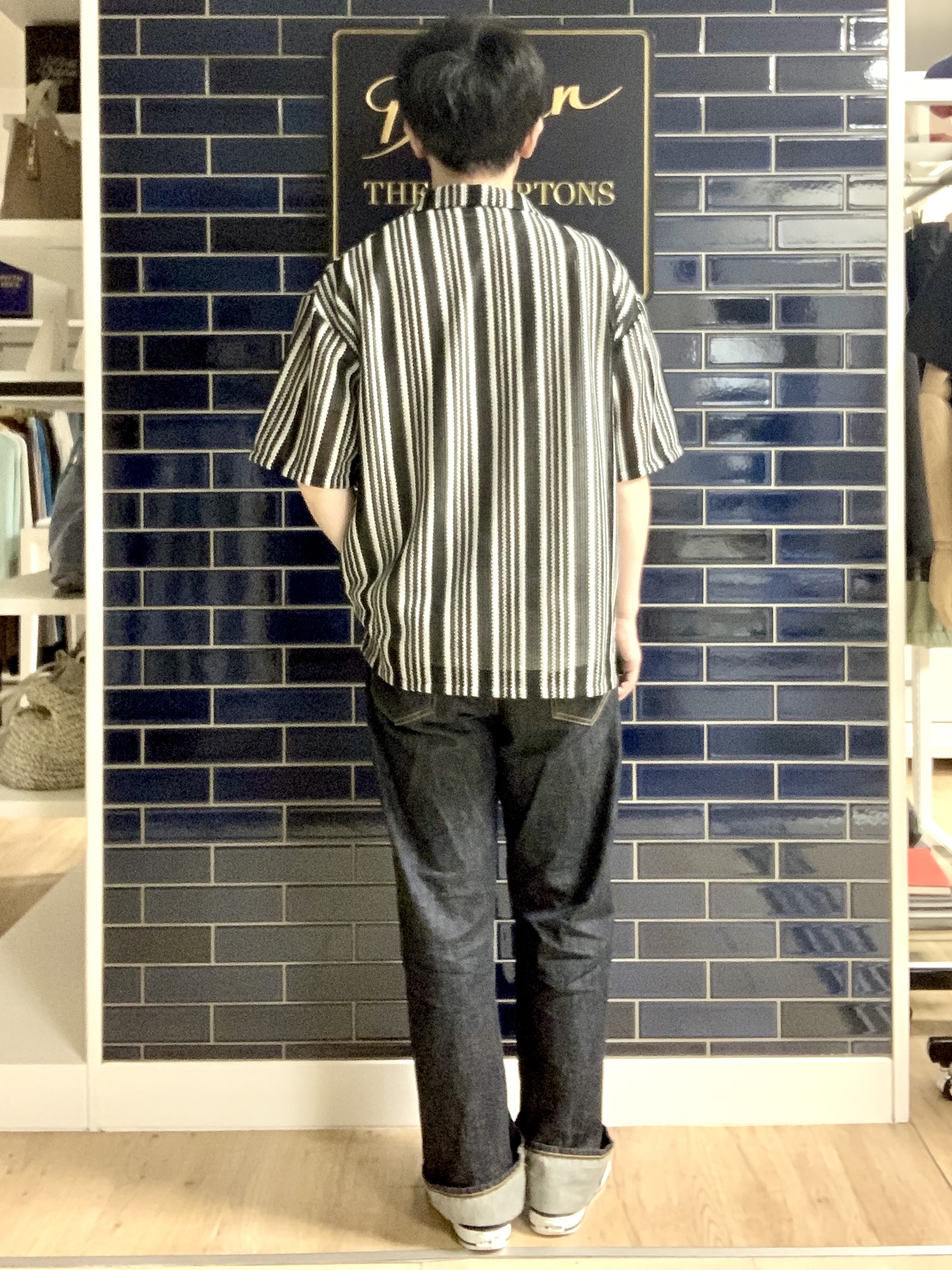 Takaさんの「Dessin｜ストライプシャツ」を使ったコーディネート