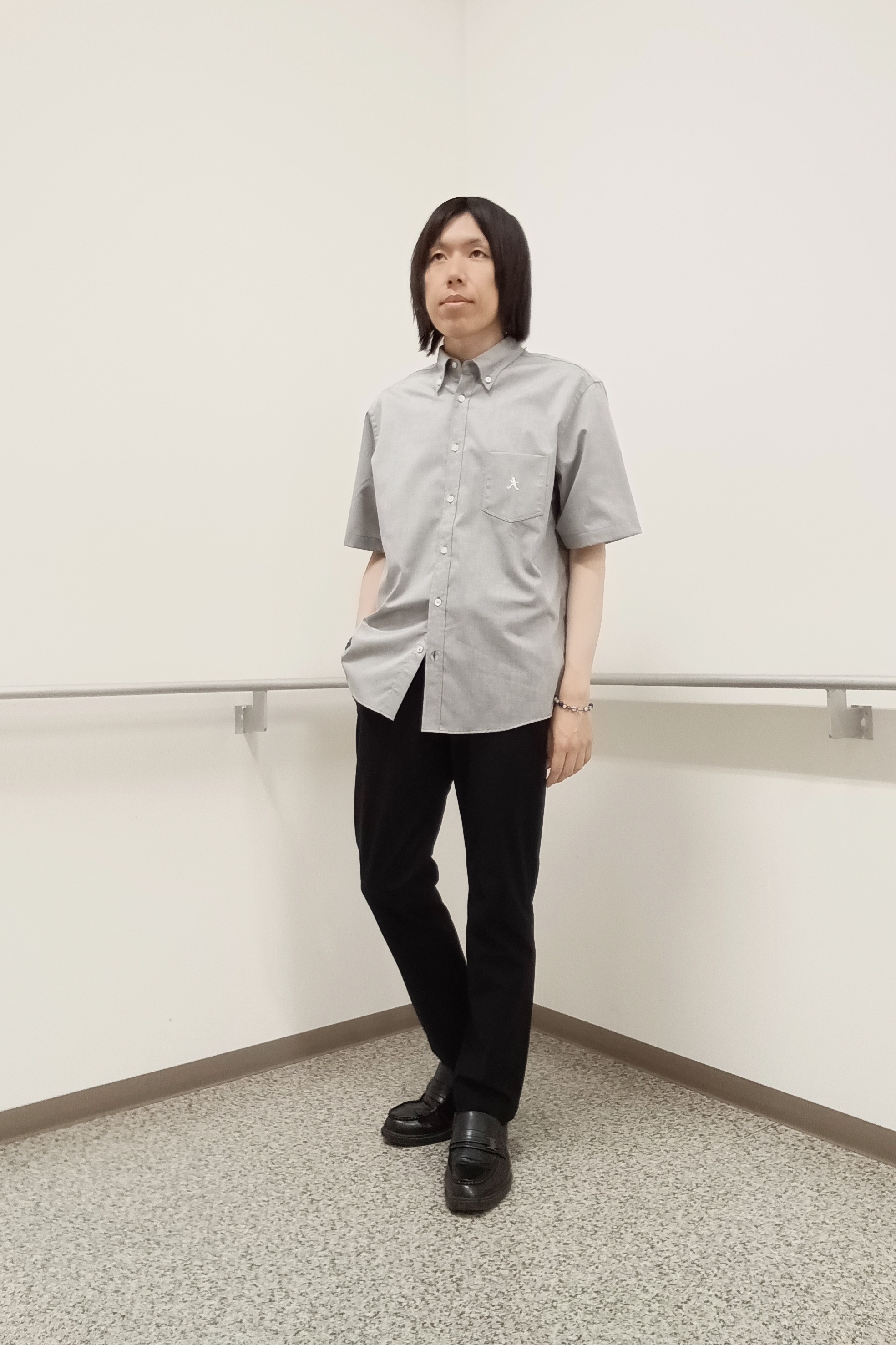 moritaさんの「TAKEO KIKUCHI｜【BOWLER HAT LABEL】ボーラーハットウォーカー刺繍 半袖ボタンダウンシャツ」を使ったコーディネート