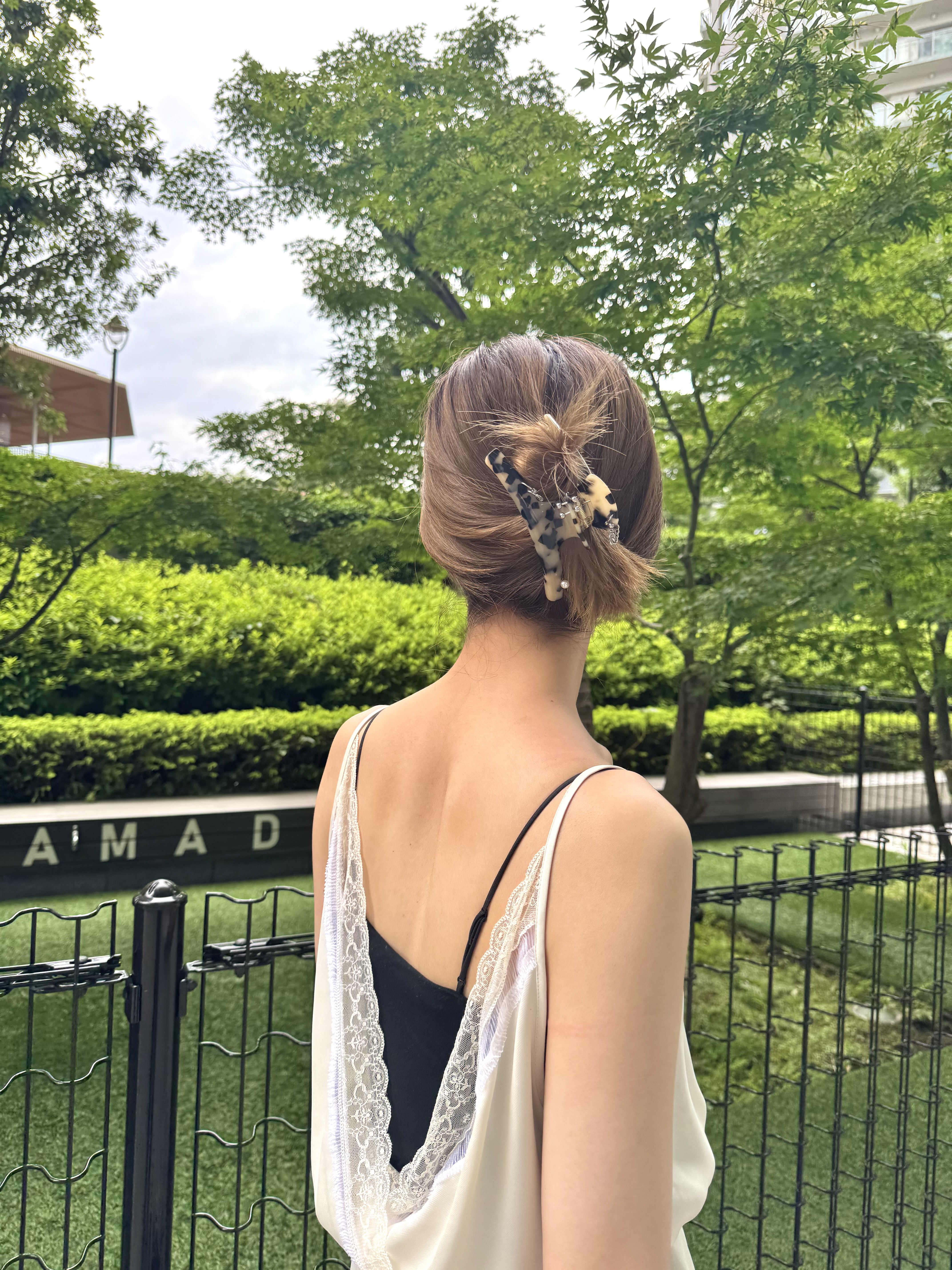 uchi__yamaさんの「CODE A｜lace trim slip dress」を使ったコーディネート