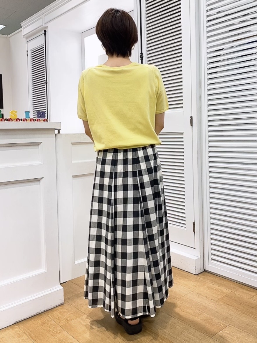 Hamaさんの「Dessin｜【9色展開/接触冷感/UVカット】ドライタッチサマーニットT」を使ったコーディネート