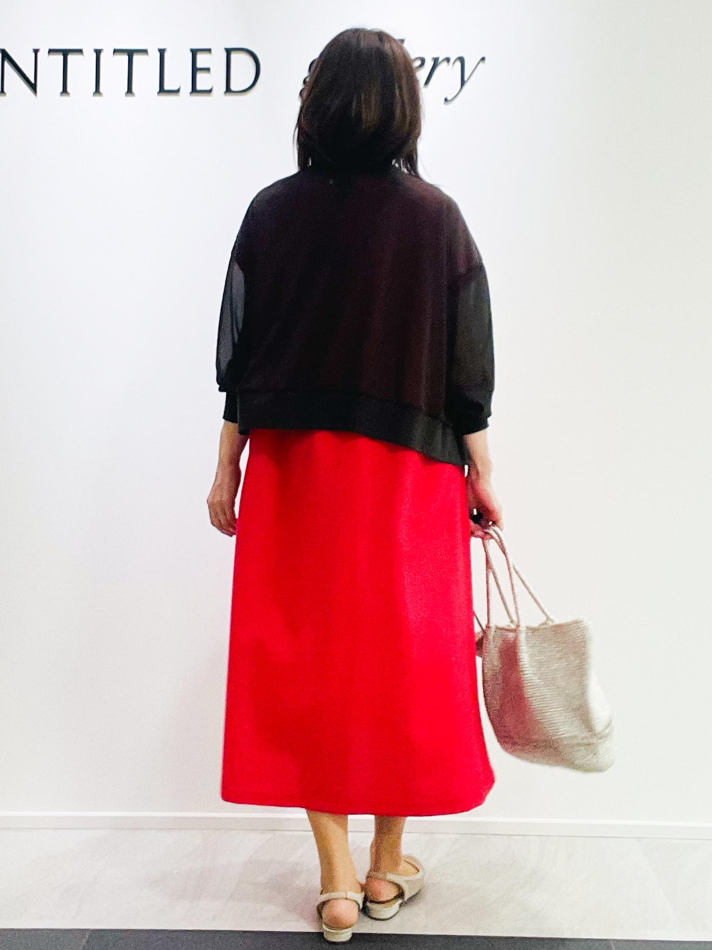 めいさんの「UNTITLED｜【UV/接触冷感/遮熱/通気性】スラブバンドカラーワンピース」を使ったコーディネート