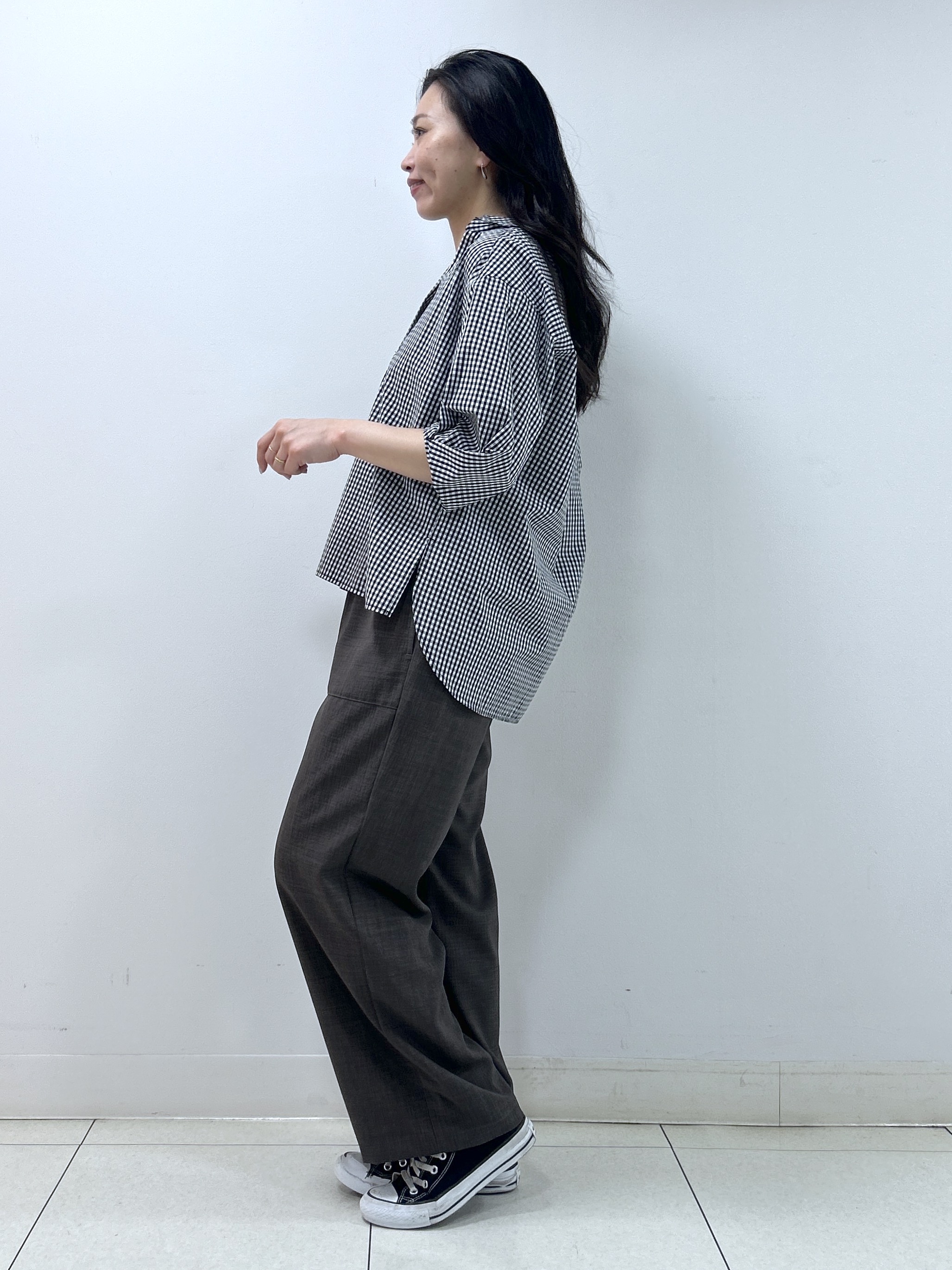 Kaiさんの「Dessin｜【洗える】スキッパーシャツブラウス」を使ったコーディネート