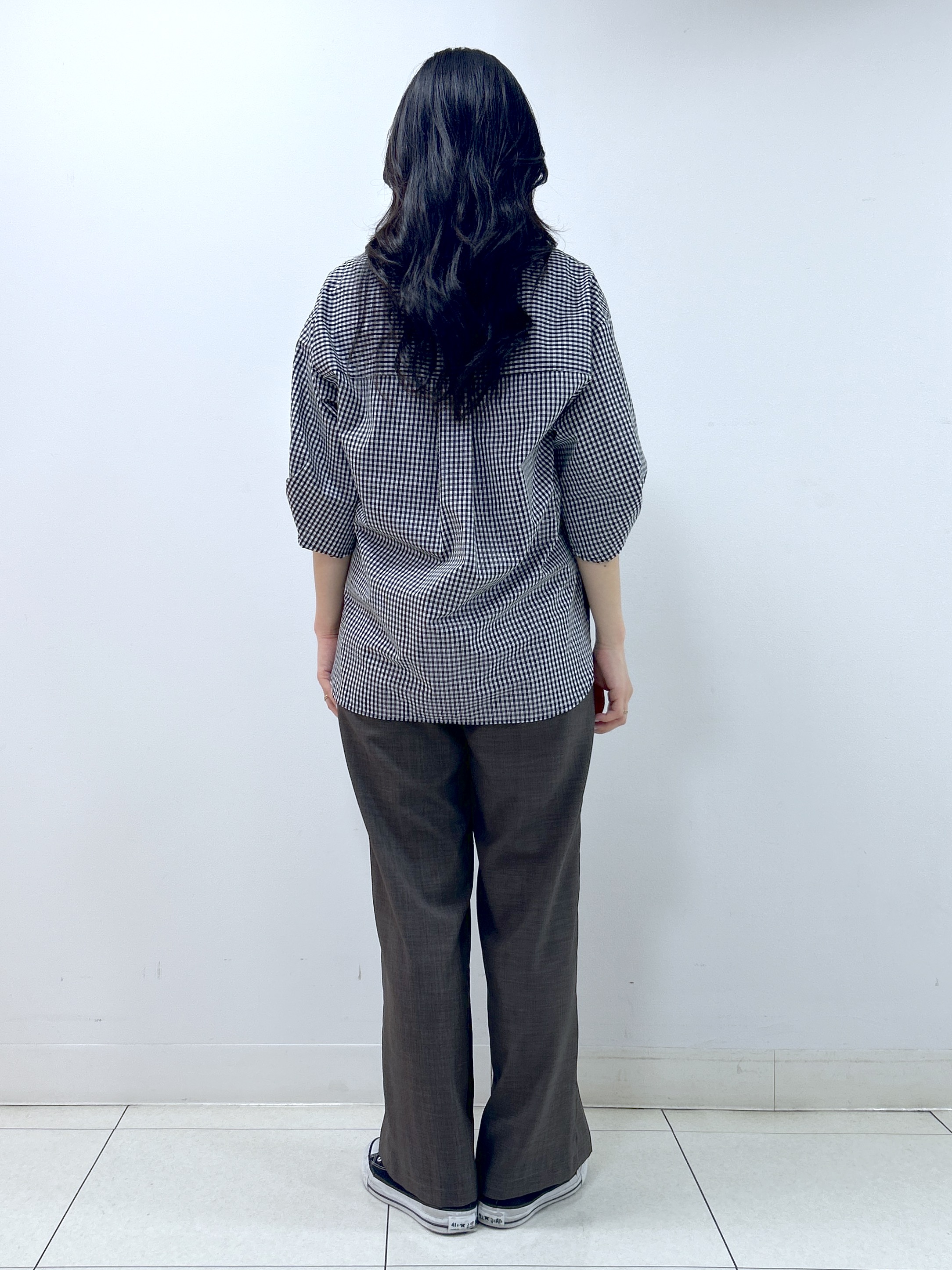Kaiさんの「Dessin｜【洗える】スキッパーシャツブラウス」を使ったコーディネート
