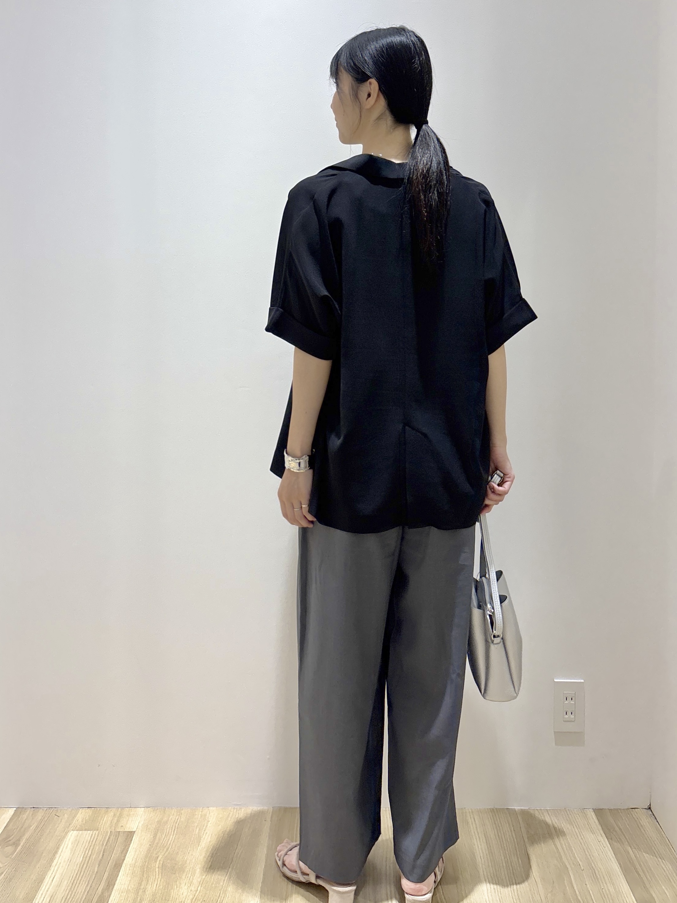 sachikoさんの「OPAQUE.CLIP｜【接触冷感／吸水速乾／防シワ】リネンライクテーラードジャケット《洗濯機OK》」を使ったコーディネート