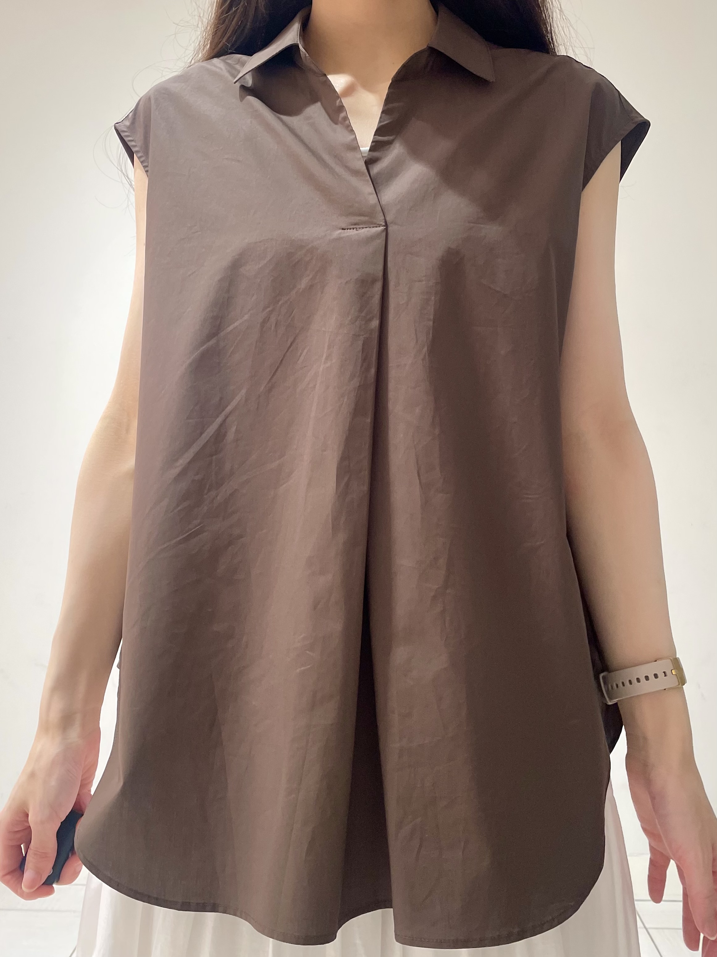 ことさんの「DRESSTERIOR｜フレンチスリーブ スキッパーブラウス」を使ったコーディネート